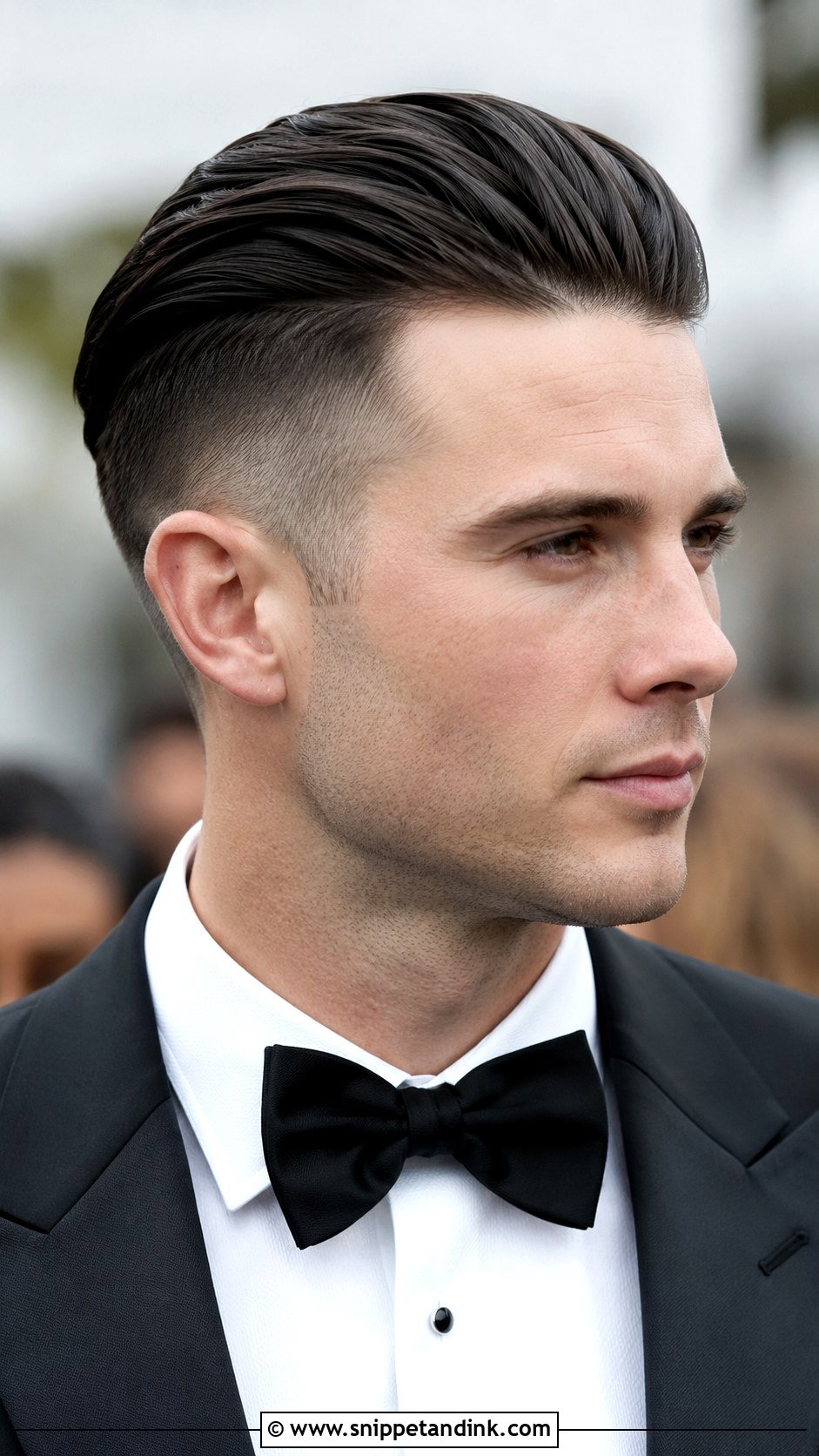 Slick Back Undercut for Weddings - Snippet and Ink - 25 Wedding Hairstyles Men