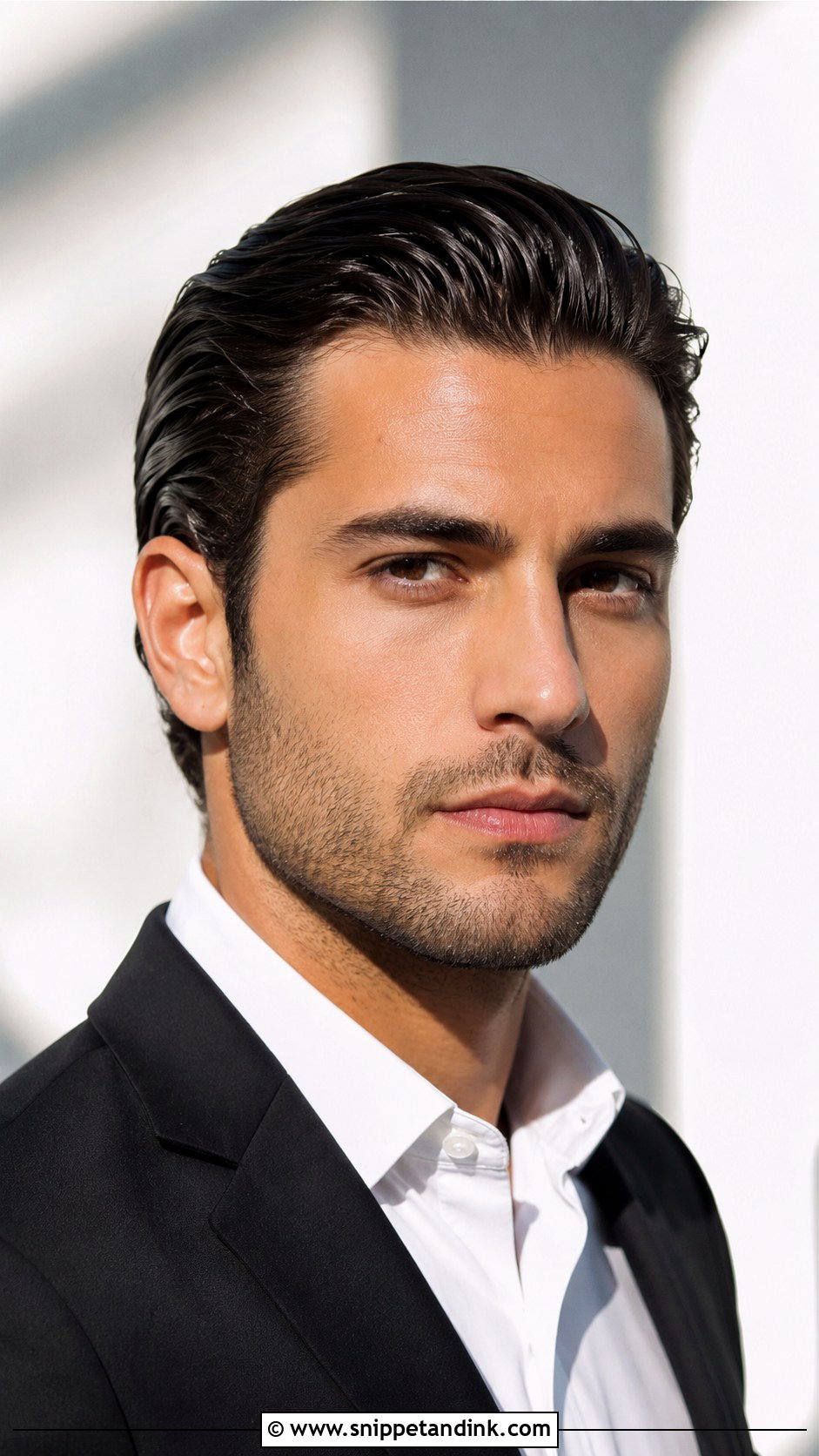 Slick Back Wedding Hair Men - Snippet and Ink - 15 Mens Hairstyles for Wedding
