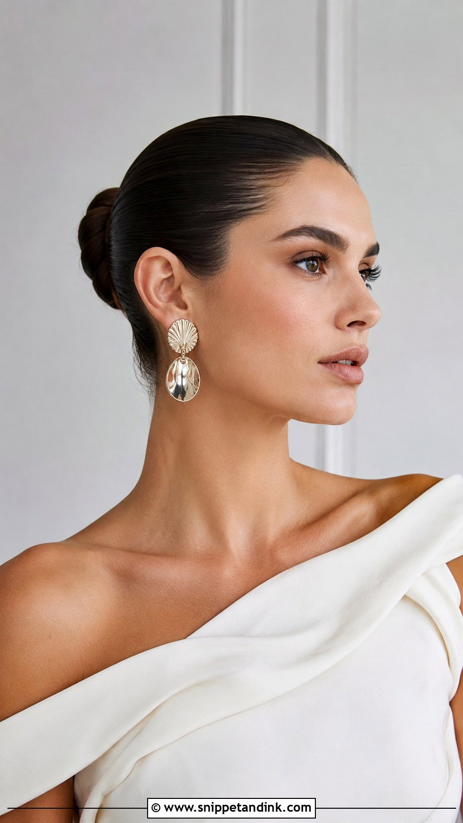 Slicked Back Bun - Snippet and Ink - 25 Wedding Hair Dos