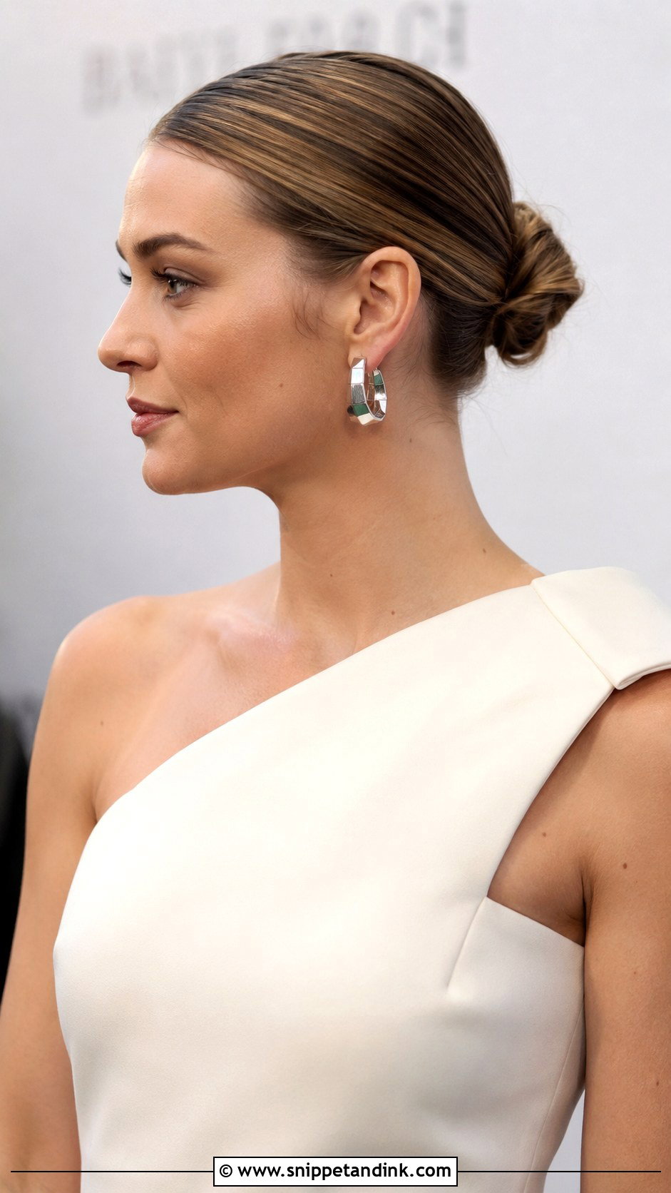 Slicked Back Bun for Short Hair - Snippet and Ink - 20 Updo Wedding Hairstyles for Short Hair