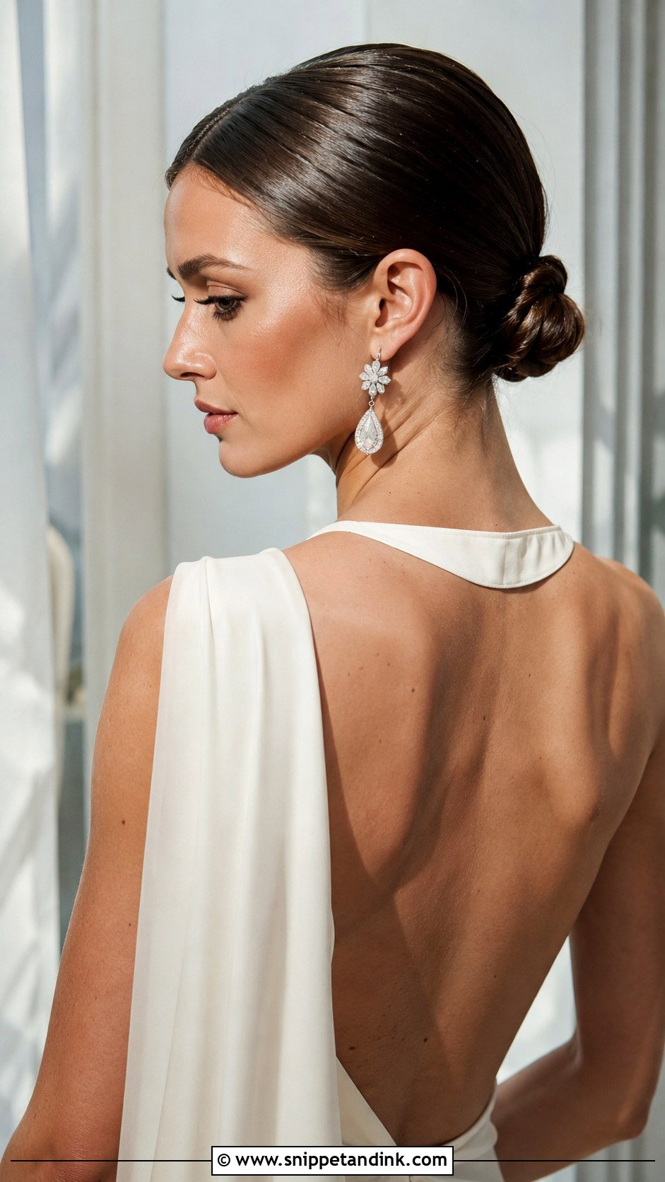 Slicked Back Wedding Hairstyle - Snippet and Ink - 25 Hairstyle Ideas for Wedding