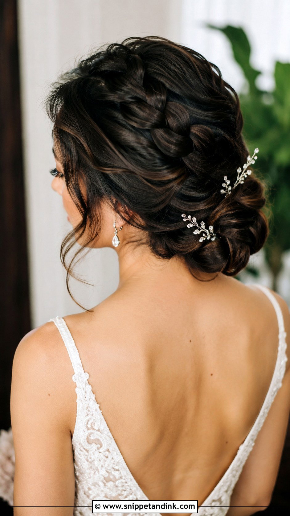 Slicked Back Wet Look - Snippet and Ink - 25 Edgy Wedding Hairstyles