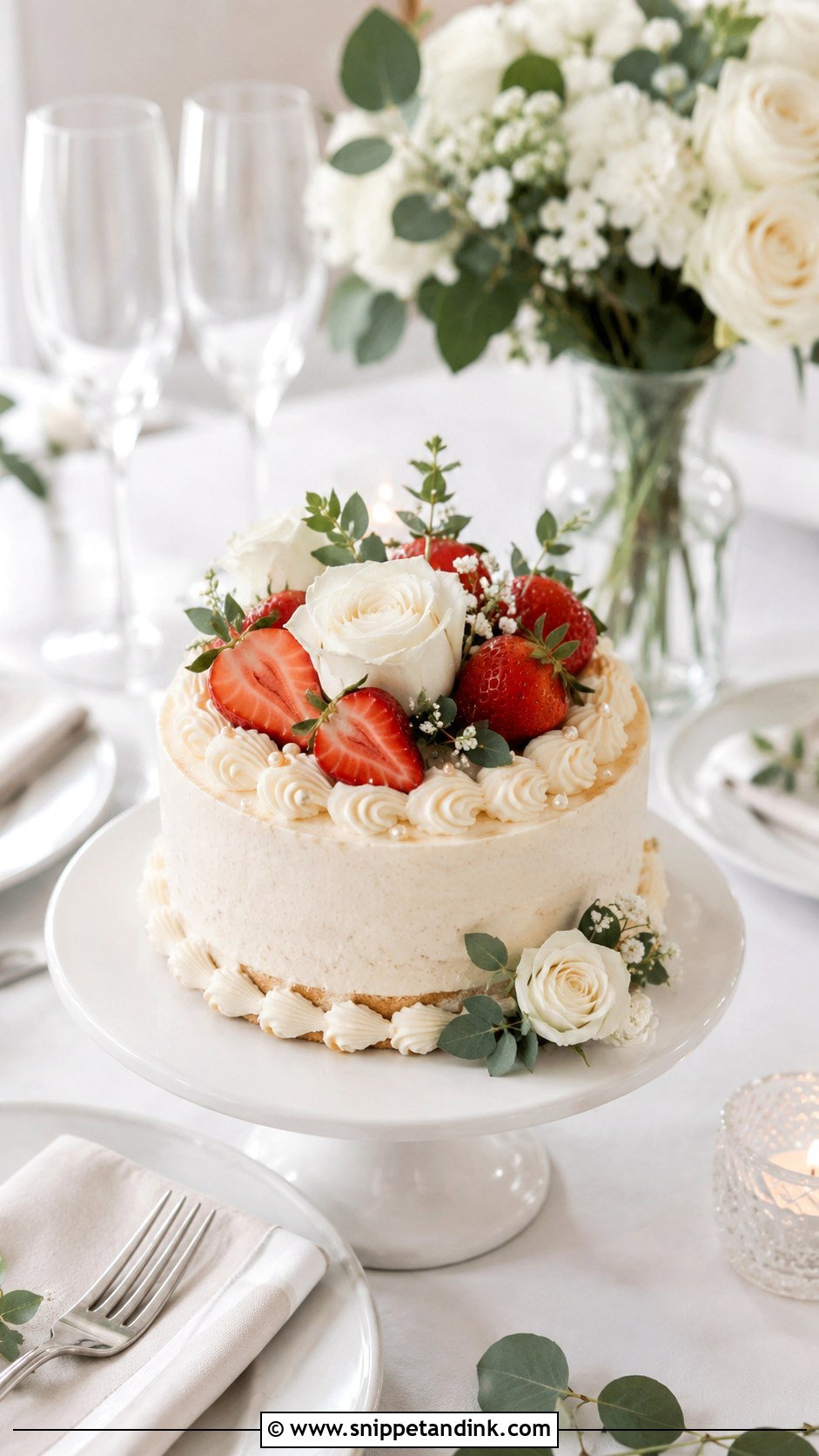 Small Cheesecake Wedding Cake - Snippet and Ink - 20 Cheesecake Wedding Cake Ideas