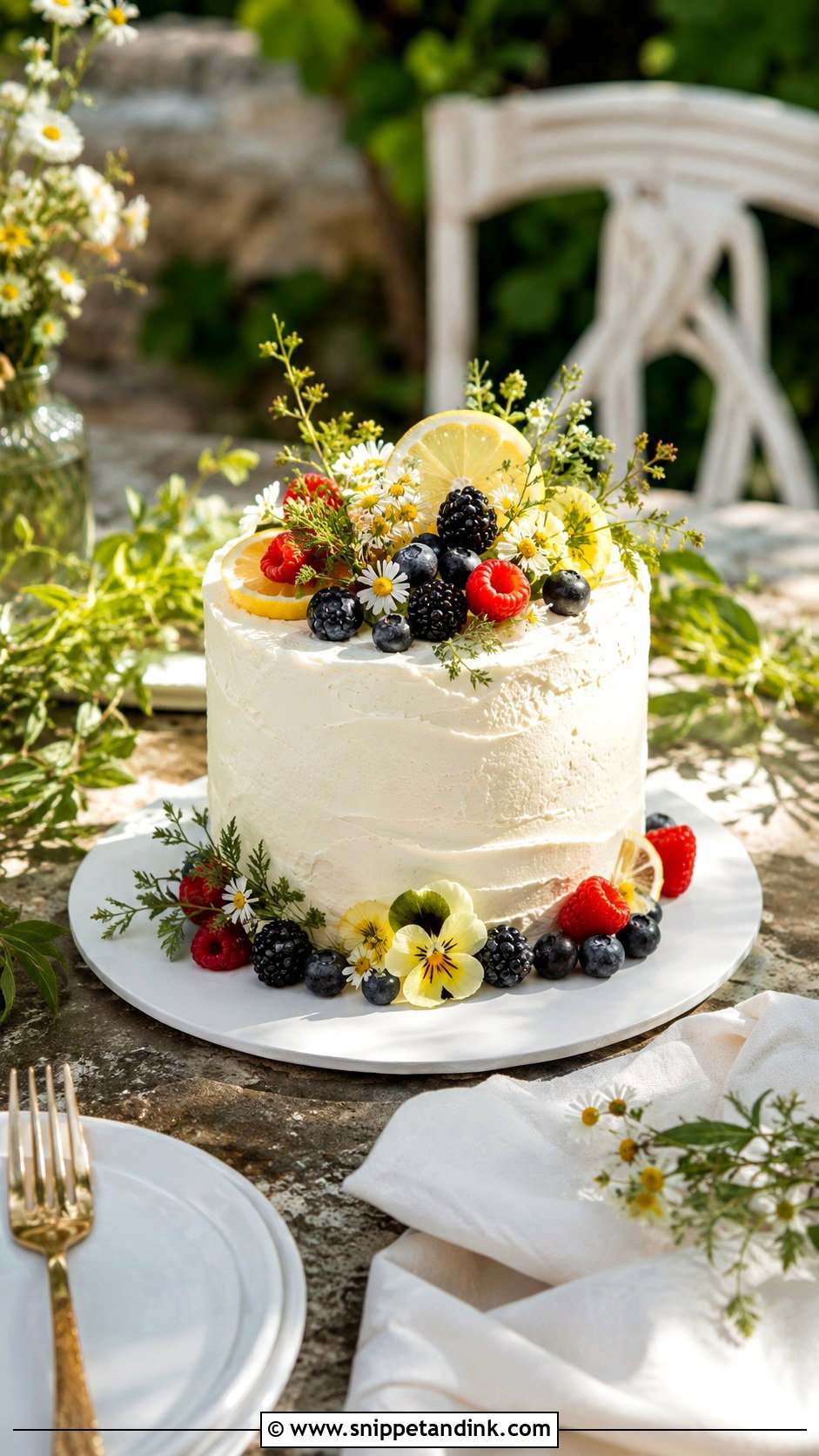 Small Garden Wedding Cake - Snippet and Ink - 20 Wedding Cake Ideas for Small Wedding