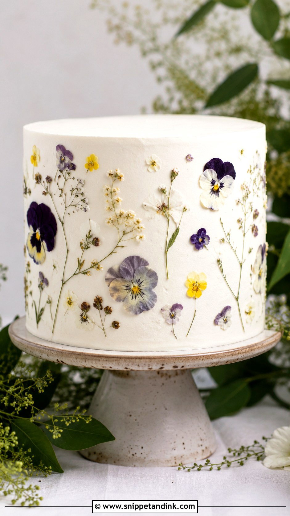 Small Heart Wedding Cake - Snippet and Ink - 25 Small Single Tier Wedding Cake Ideas