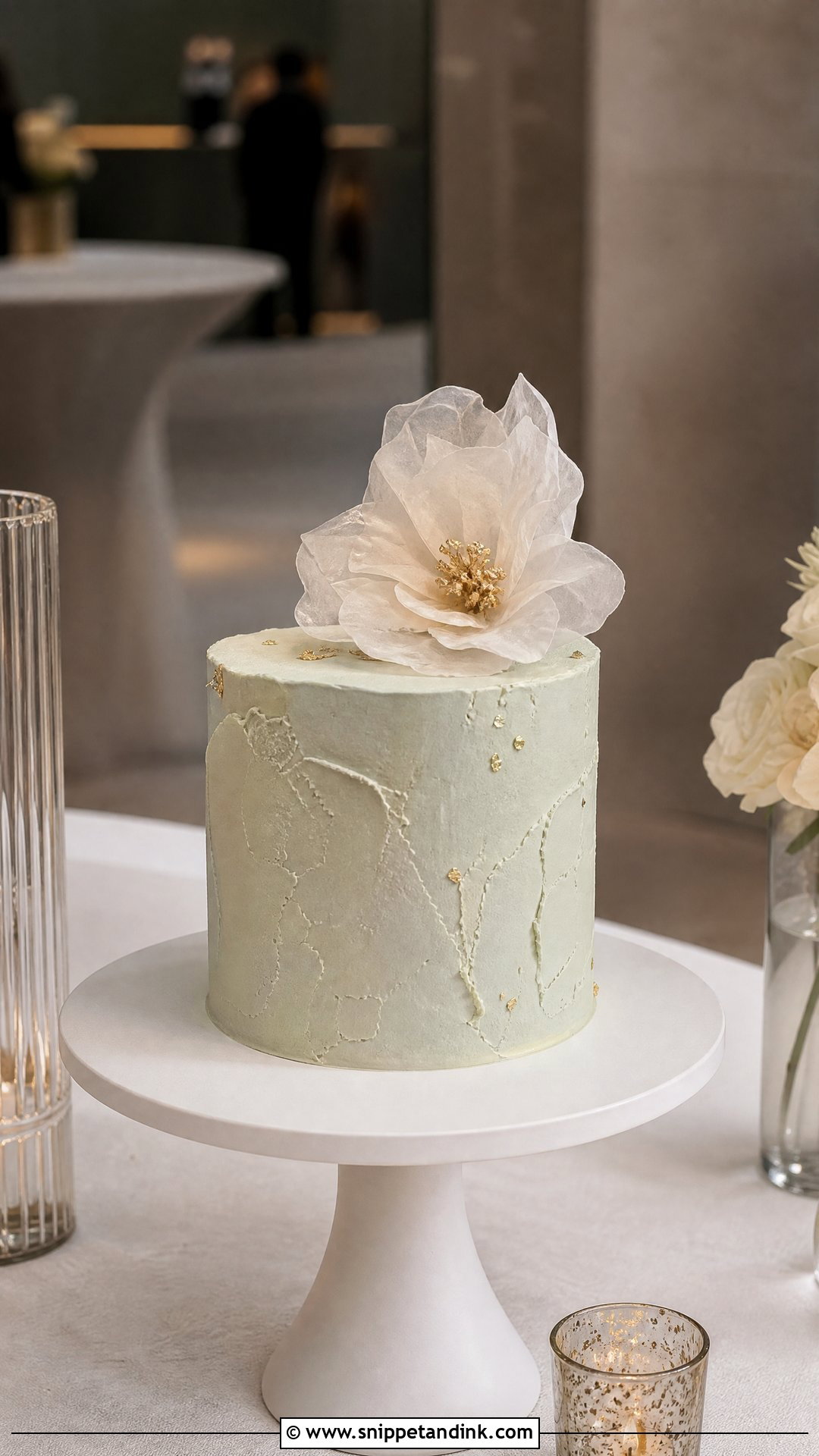 Small Modern Wedding Cake - Snippet and Ink - 25 Small Wedding Cake Ideas