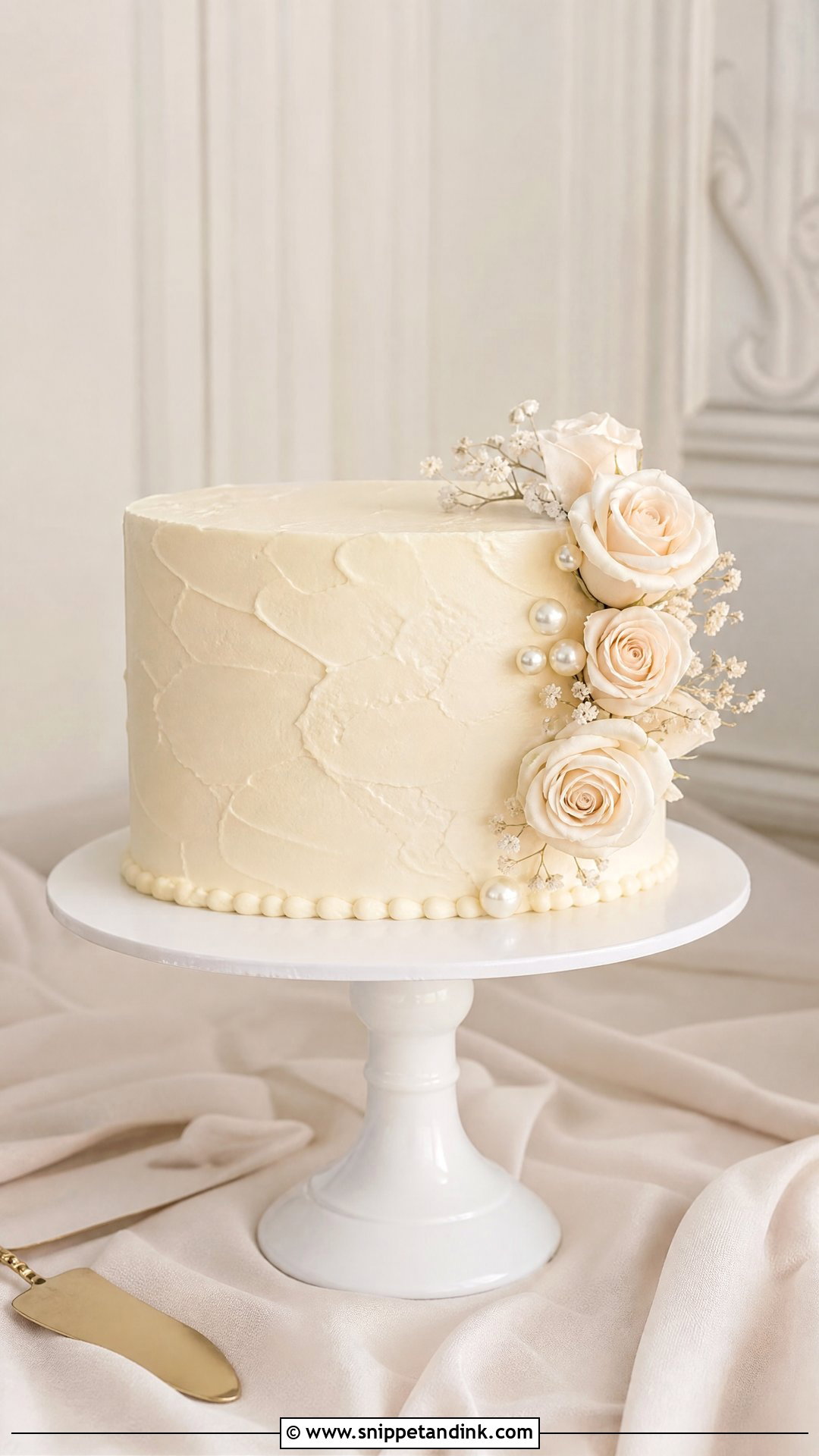 Small Oval Wedding Cake - Snippet and Ink - 25 Small Wedding Cake Ideas