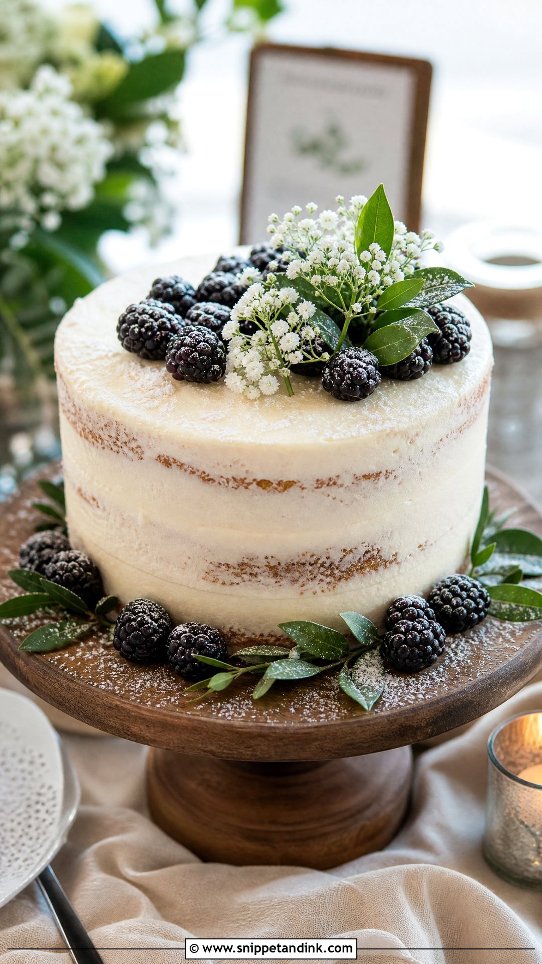 Small Rustic Wedding Cake - Snippet and Ink - 20 Simple Small One Tier Wedding Cake Ideas