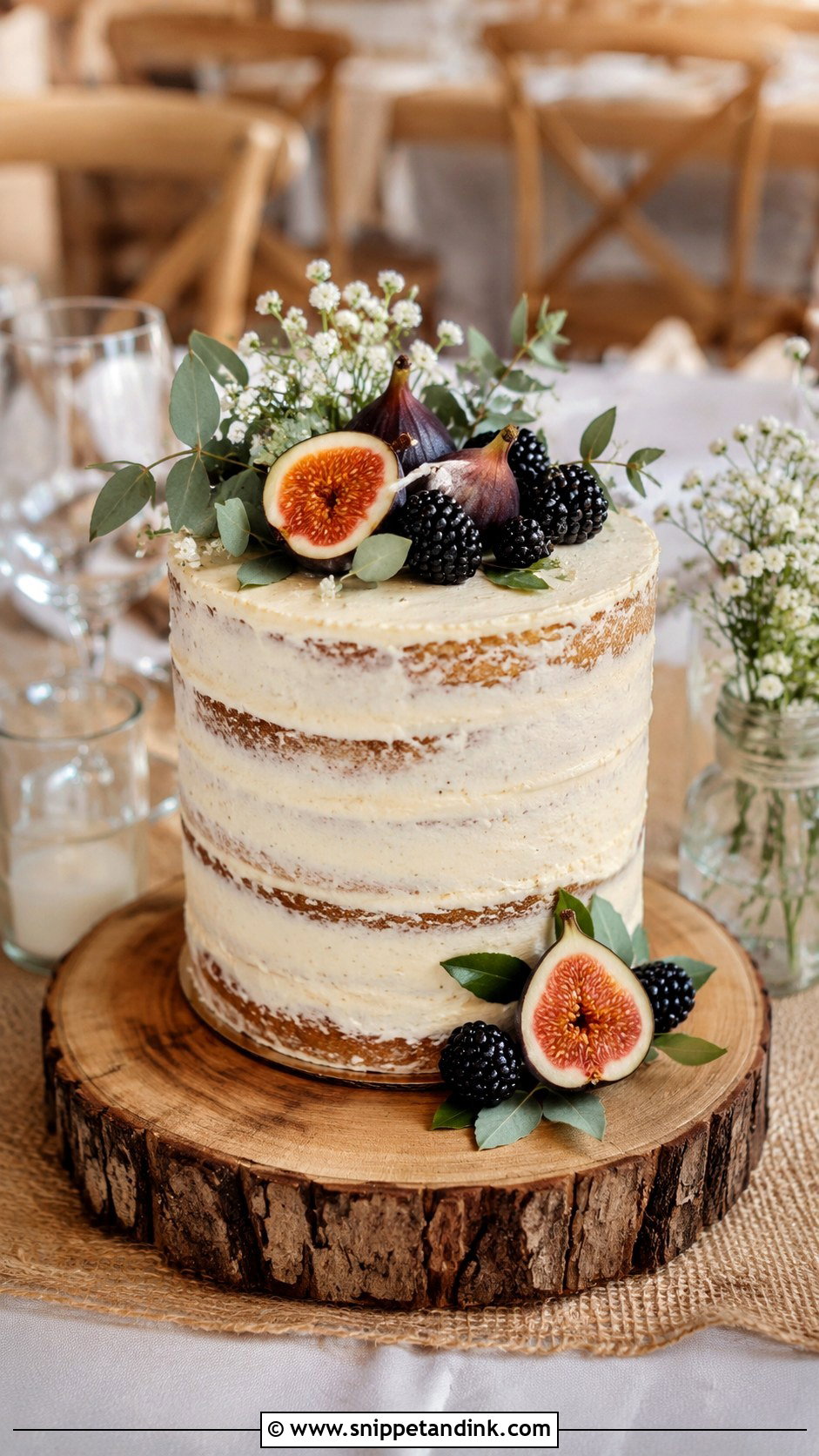 Small Rustic Wedding Cake - Snippet and Ink - 20 Wedding Cake Ideas for Small Wedding