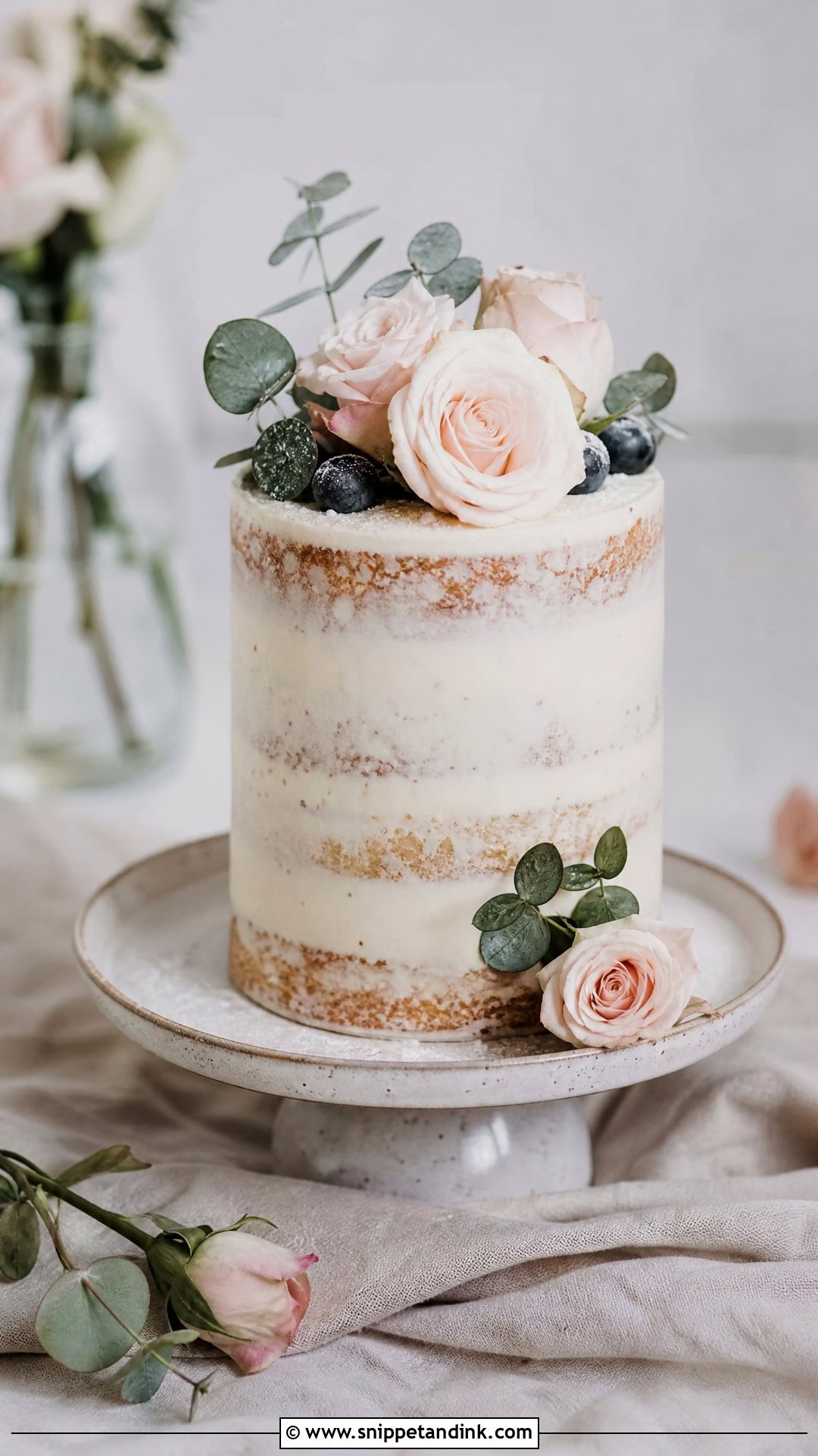 Small Rustic Wedding Cake - Snippet and Ink - 20 Rustic Wedding Cake Ideas