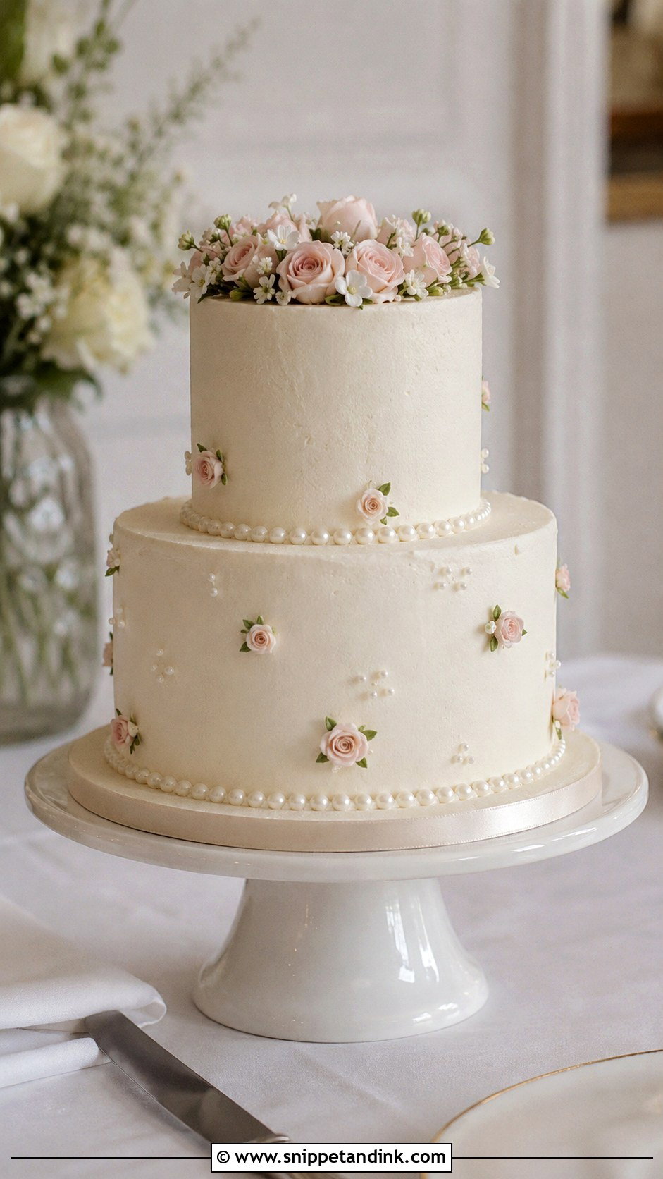 Small Wedding Cake - Snippet and Ink - 20 Uk Cake Design Ideas for Wedding