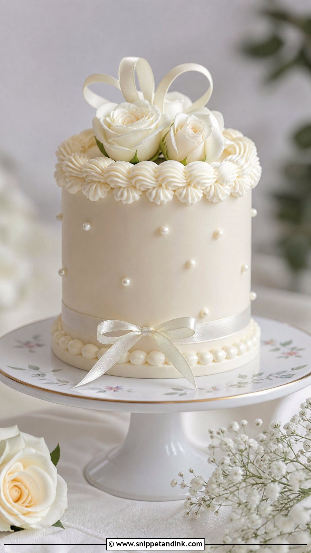 Small Wedding Cake - Snippet and Ink - 20 Wedding Cake Inspo