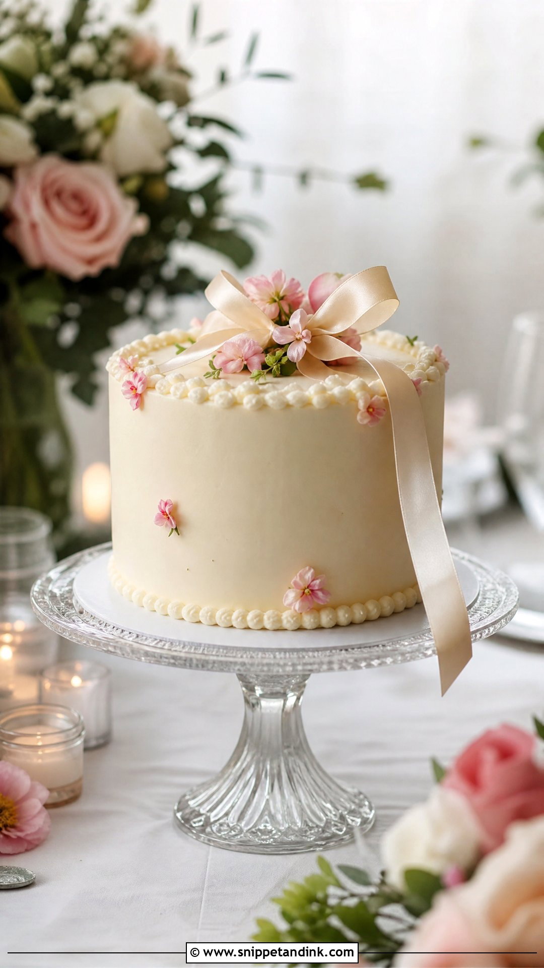 Small Wedding Cake - Snippet and Ink - 30 Wedding Cake Ideas