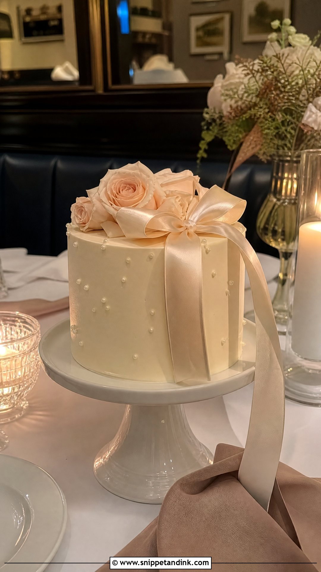 Small Wedding Cake - Snippet and Ink - 35 Wedding Cake Designs