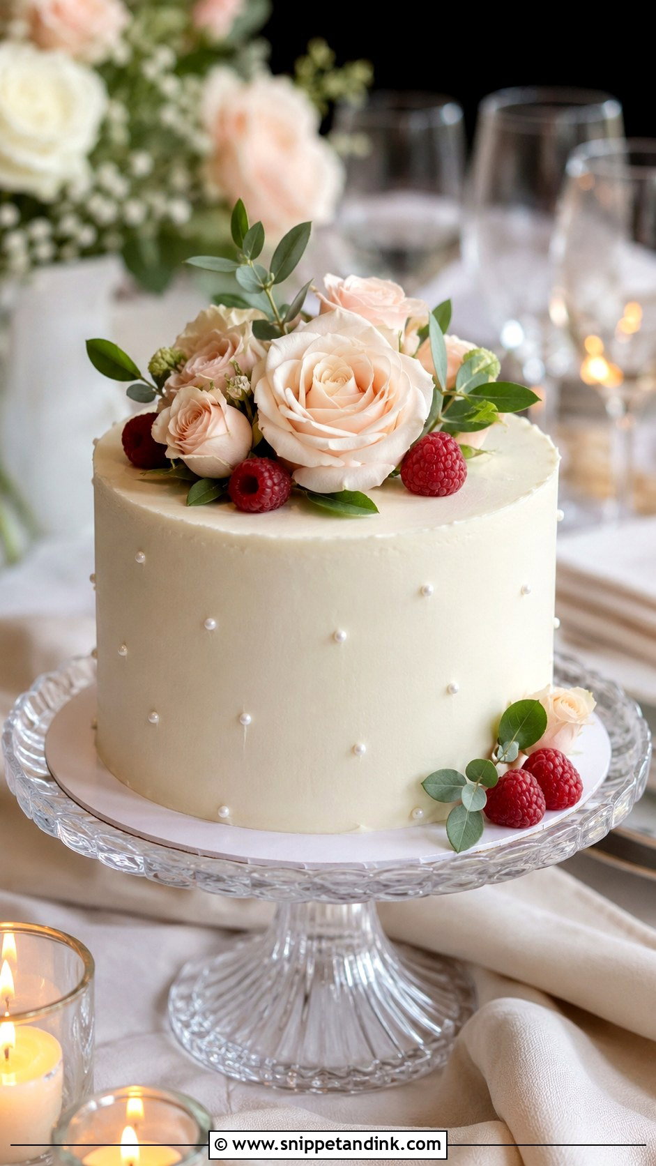 Small Wedding Cake - Snippet and Ink - 20 Gorgeous Wedding Cake Ideas