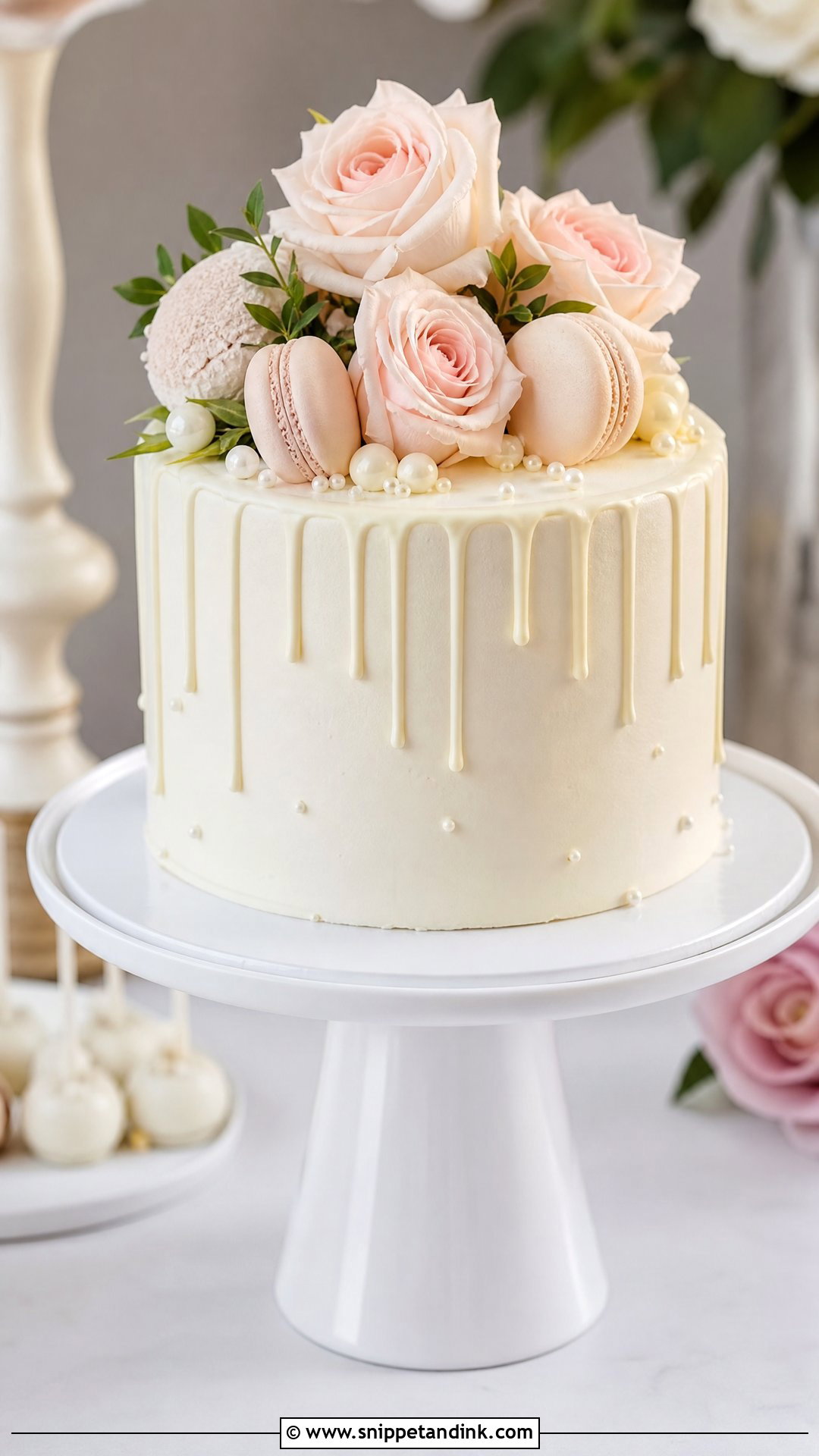 Small Wedding Cake With Drip - Snippet and Ink - 20 Simple Small One Tier Wedding Cake Ideas