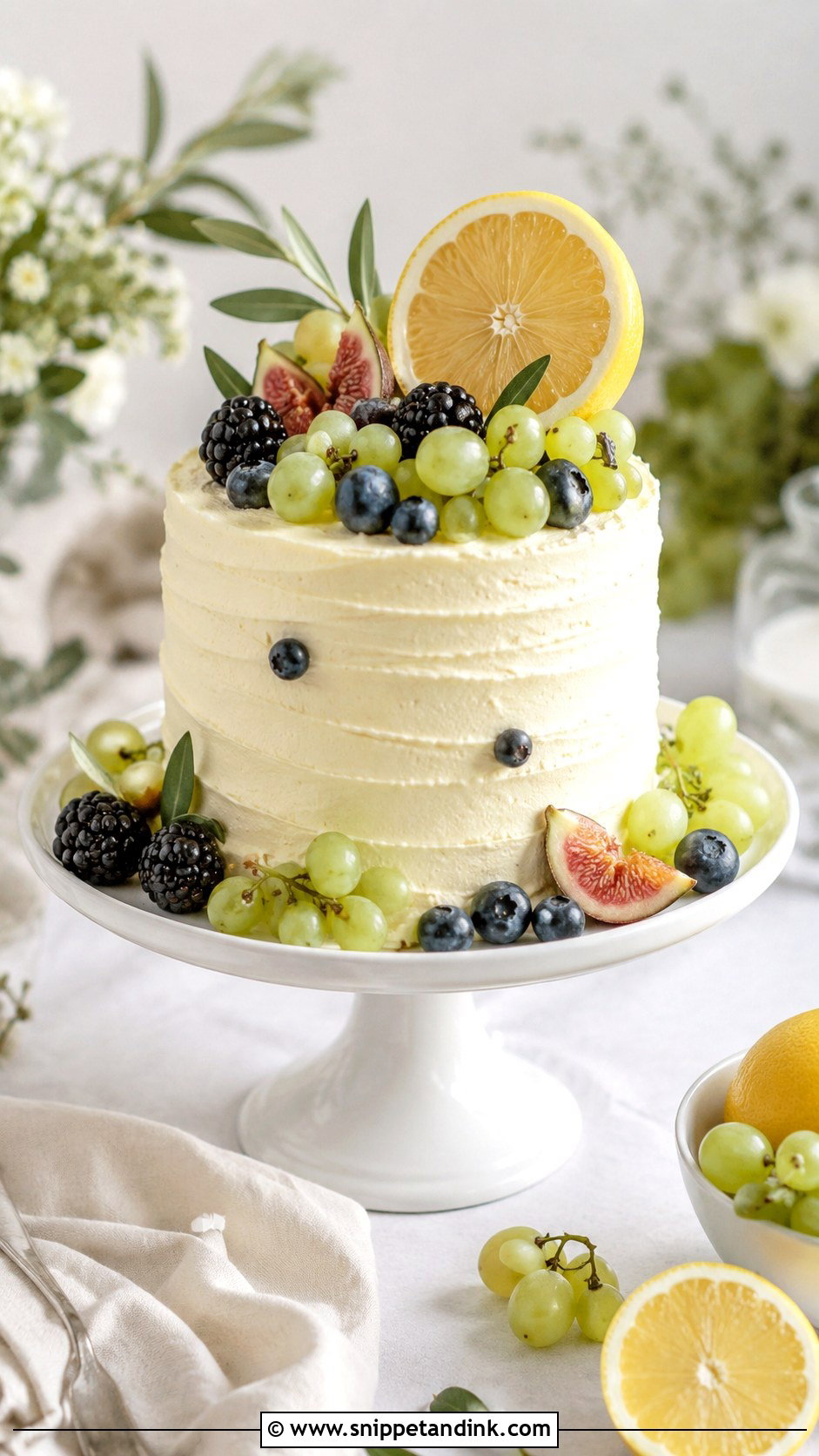 Small Wedding Cake With Fruit - Snippet and Ink - 30 Small Wedding Cake Display