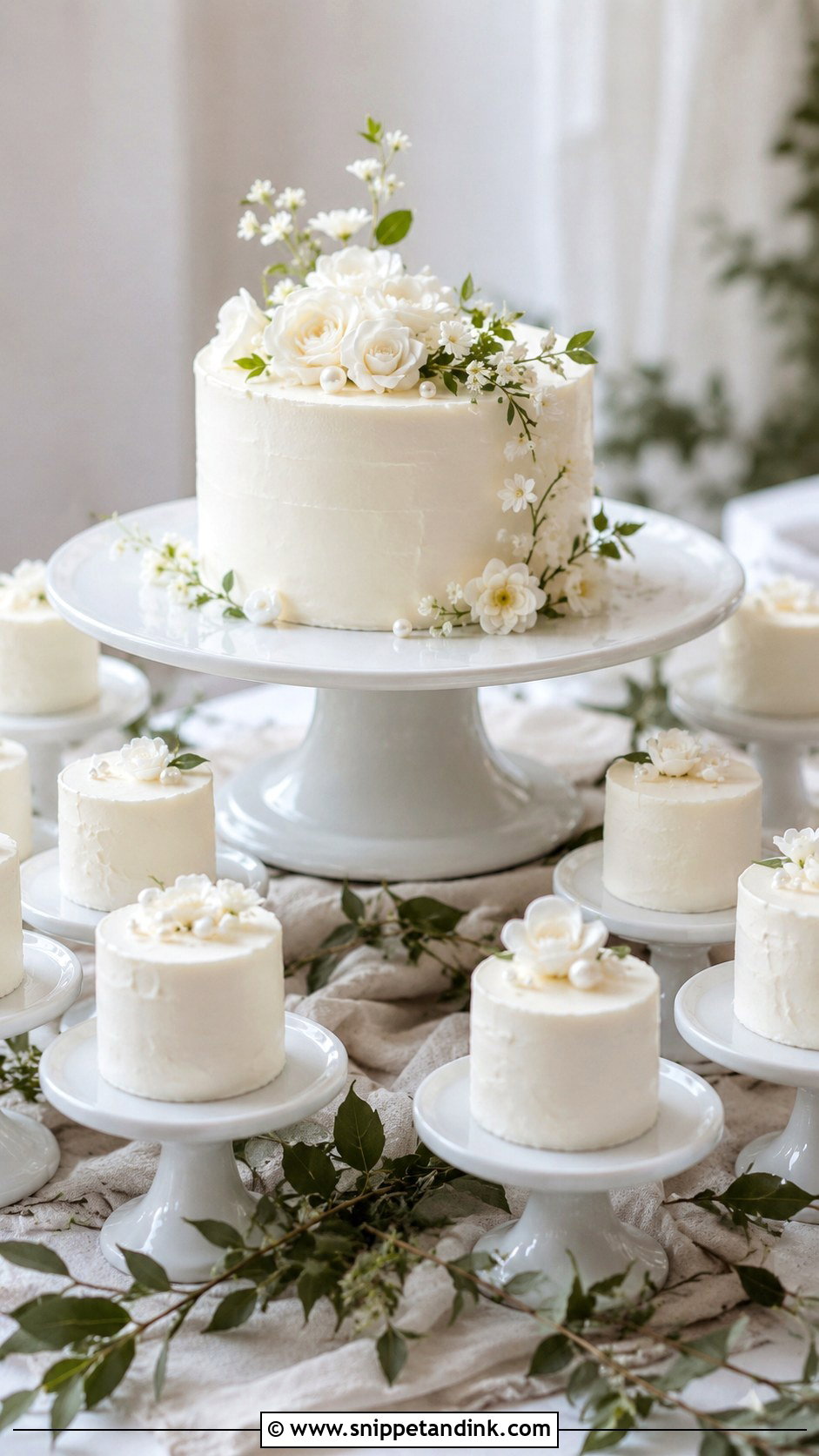 Small Wedding Cake With Mini Cakes - Snippet and Ink - 25 Wedding Cake with Small Cakes