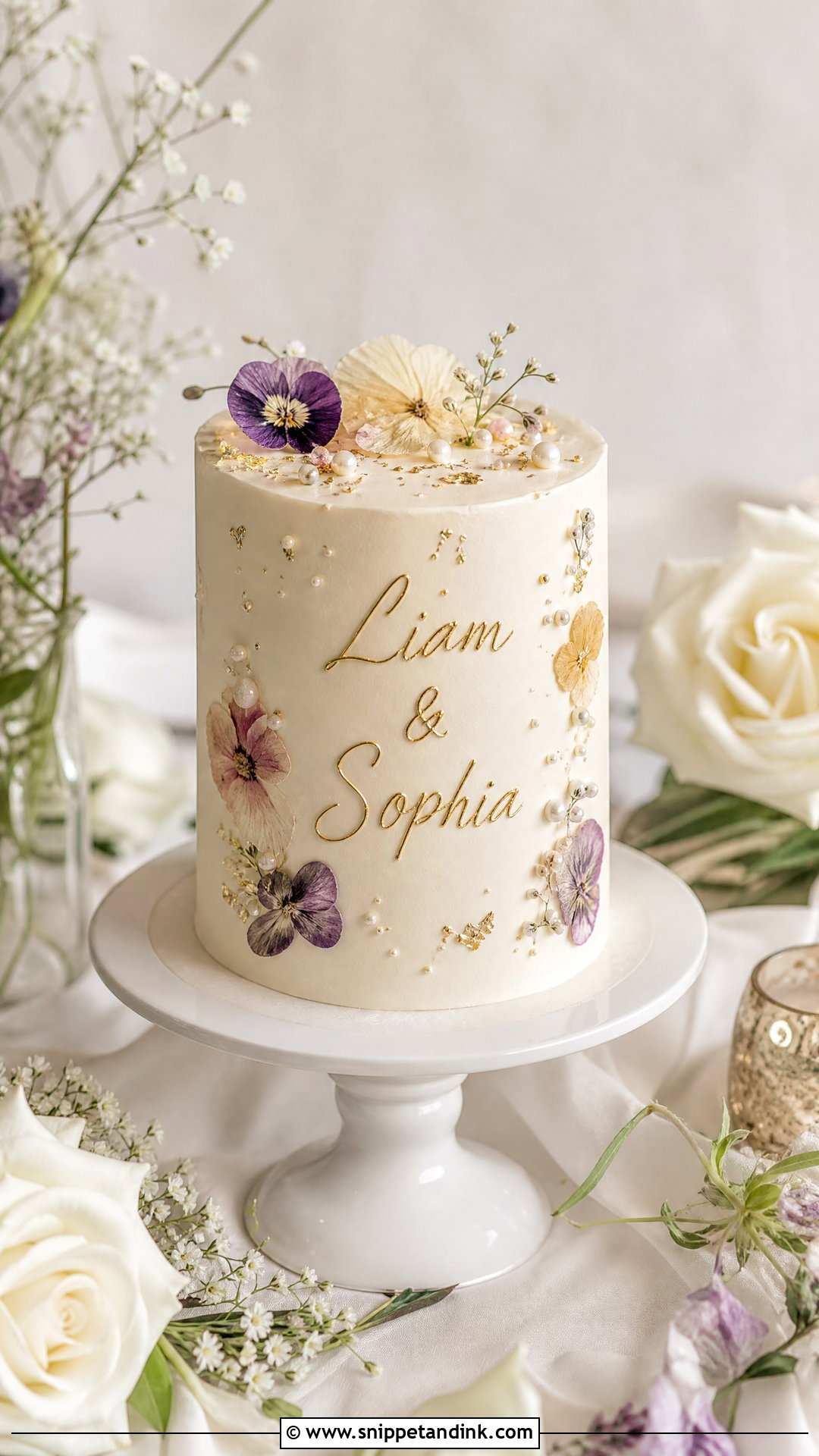 Small Wedding Cake With Names - Snippet and Ink - 20 Write Name on Cake Ideas for Wedding