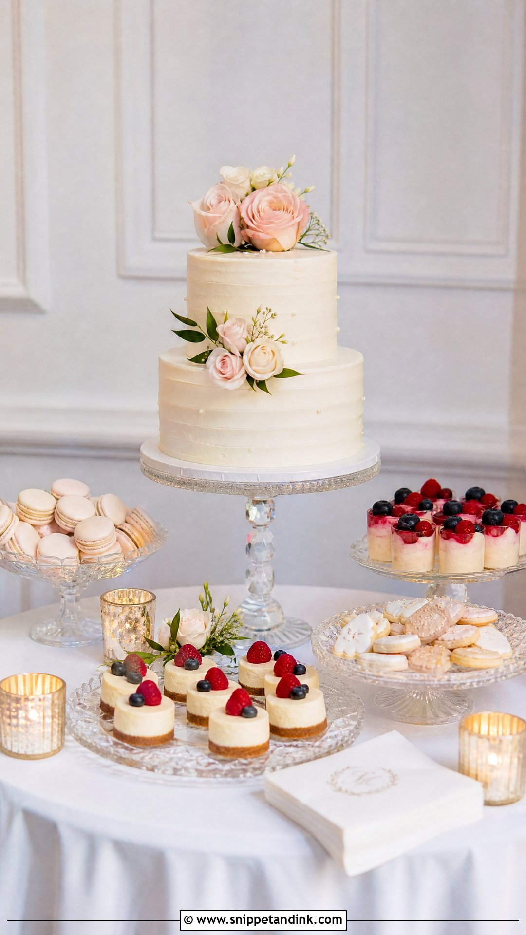Small Wedding Dessert Table - Snippet and Ink - 30 Wedding Dessert Table Ideas
