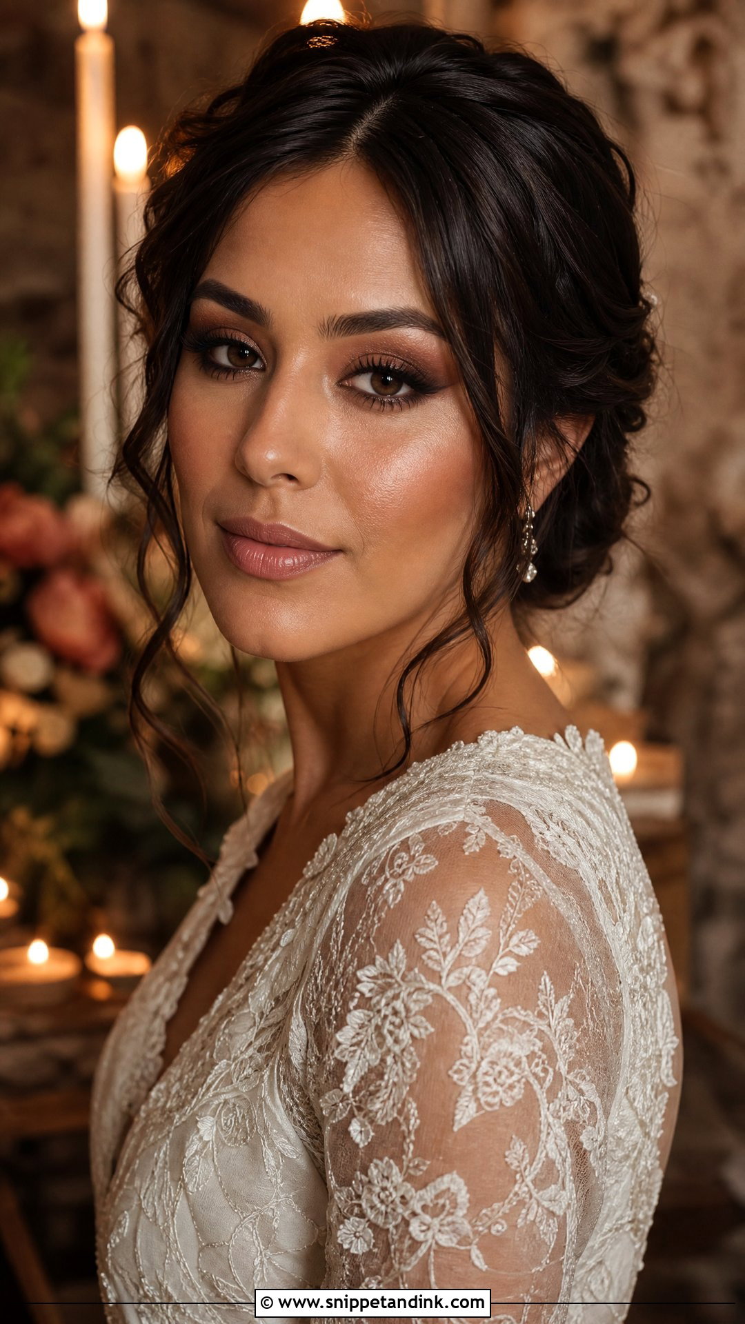 Smokey Boho Bridal Makeup - Snippet and Ink - 20 Boho Bridal Makeup Ideas