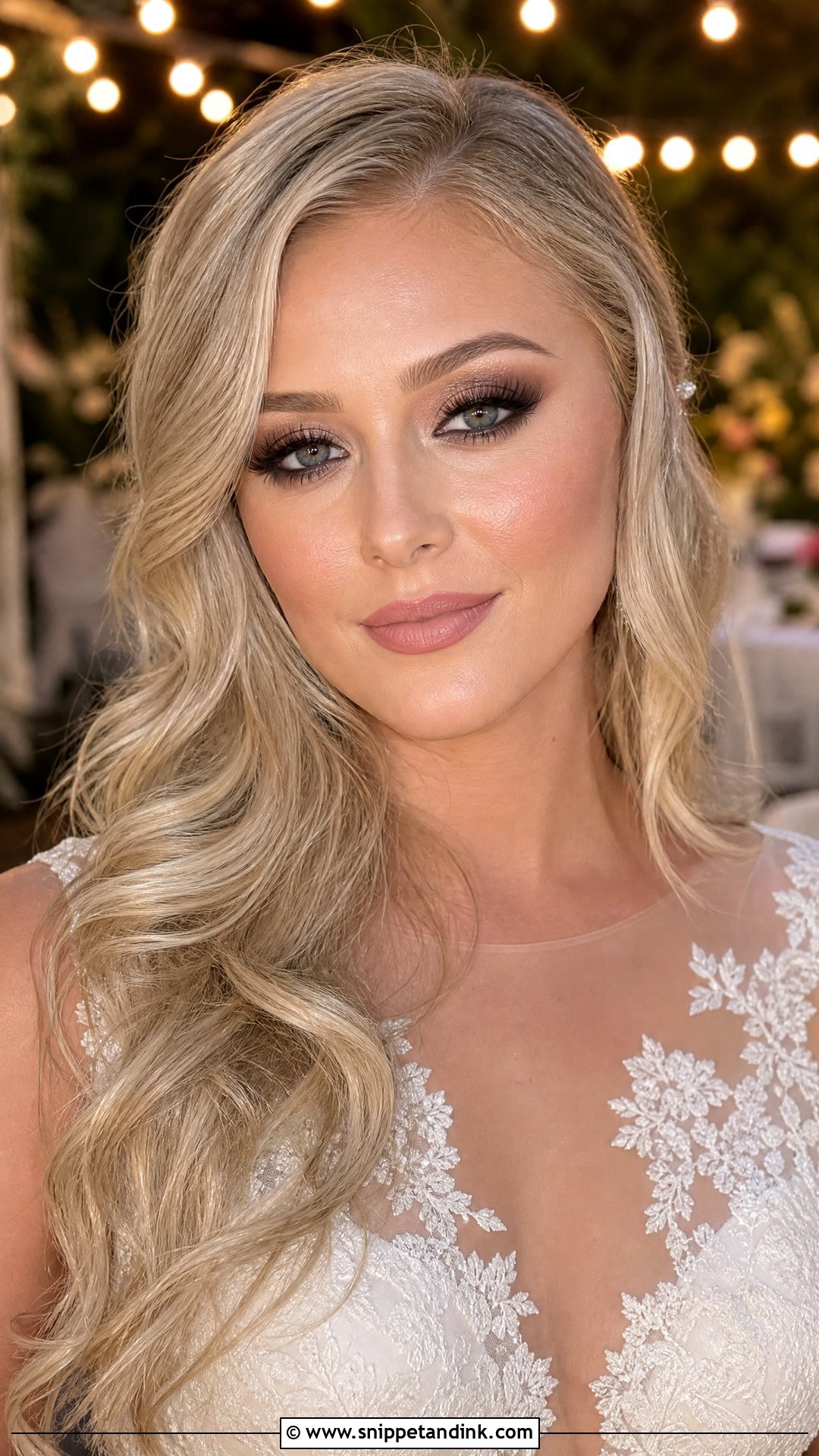 Smokey Boho Wedding Makeup For Blonde Bride - Snippet and Ink - 20 Boho Wedding Makeup Blonde Ideas
