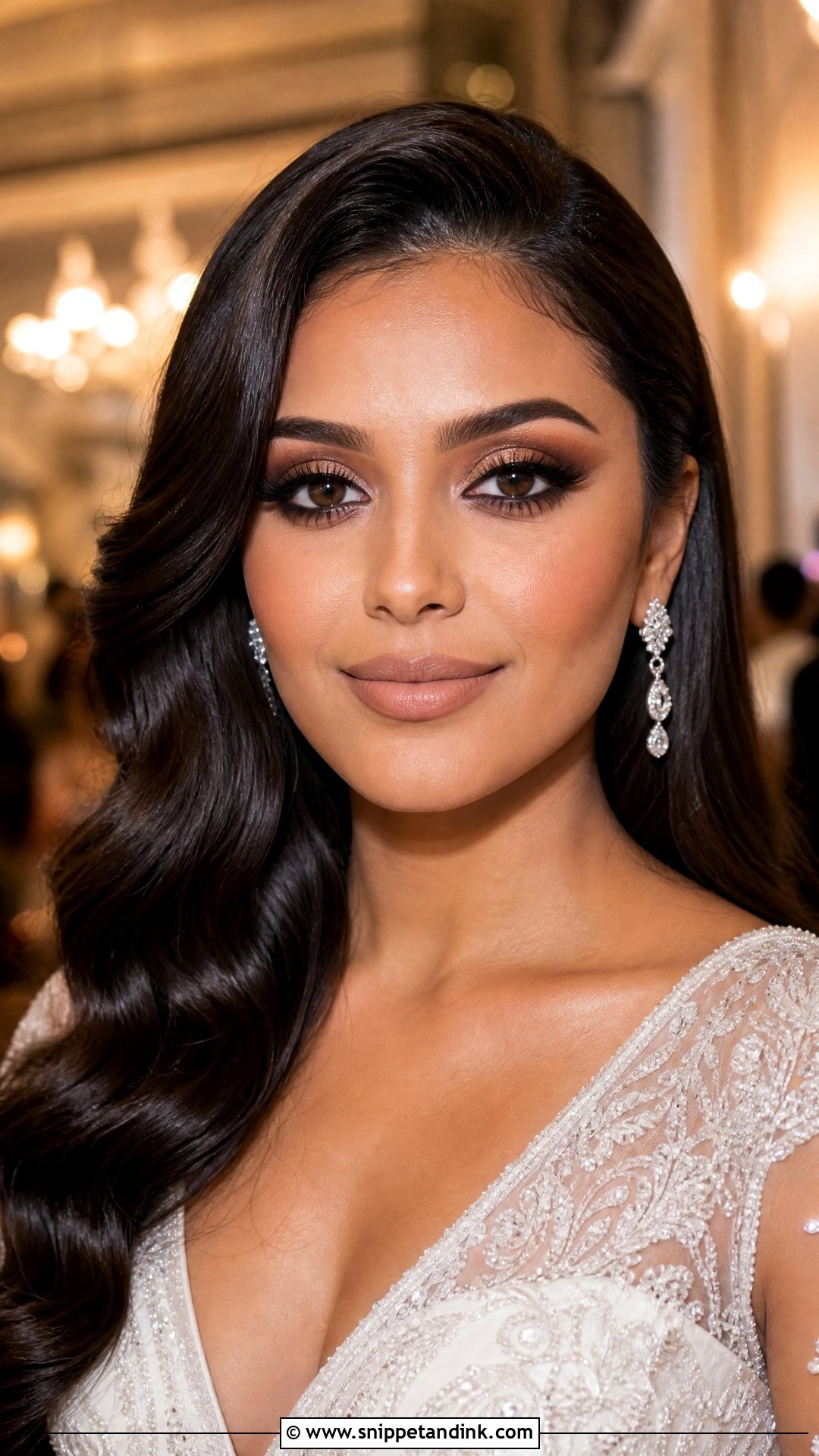 Smokey Bridal Makeup For Blue Eyes - Snippet and Ink - 20 Bridal Glam Makeup for Blue Eyes