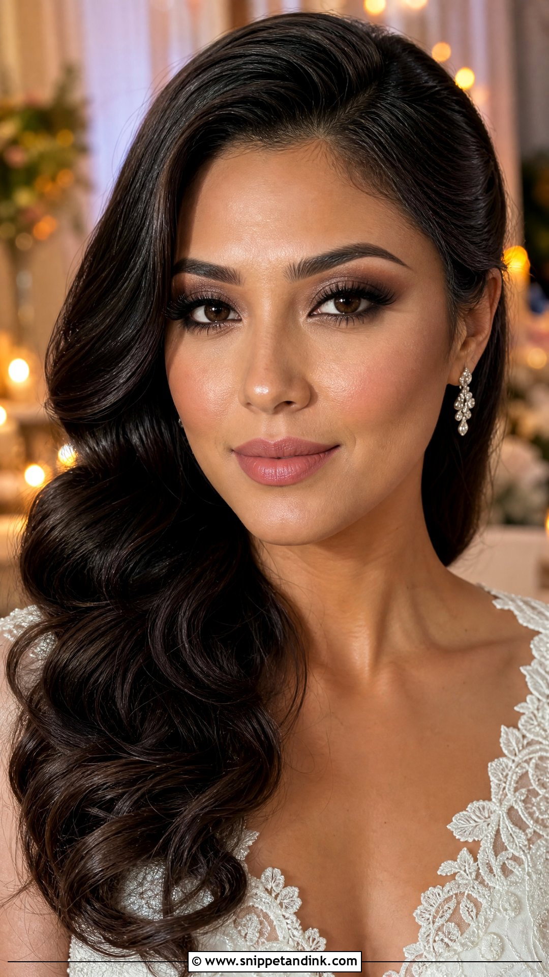 Smokey Bridal Makeup For Brown Eyes - Snippet and Ink - 30 Romantic Bridal Wedding Makeup for Brown Eyes