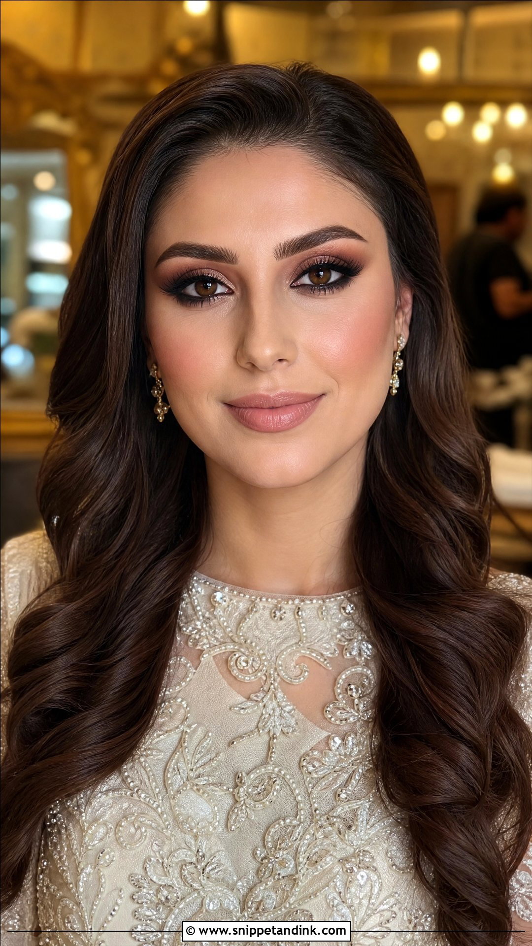 Smokey Bridal Makeup For Brown Eyes - Snippet and Ink - 20 Bridal Wedding Makeup for Brown Eyes