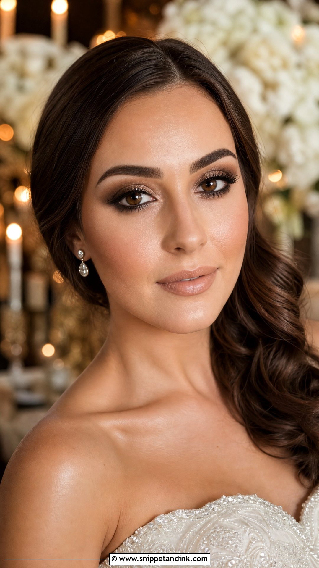 Smokey Bridal Makeup For Brunette Brown Eyes - Snippet and Ink - 20 Bridal Makeup Brunette Brown Eyes