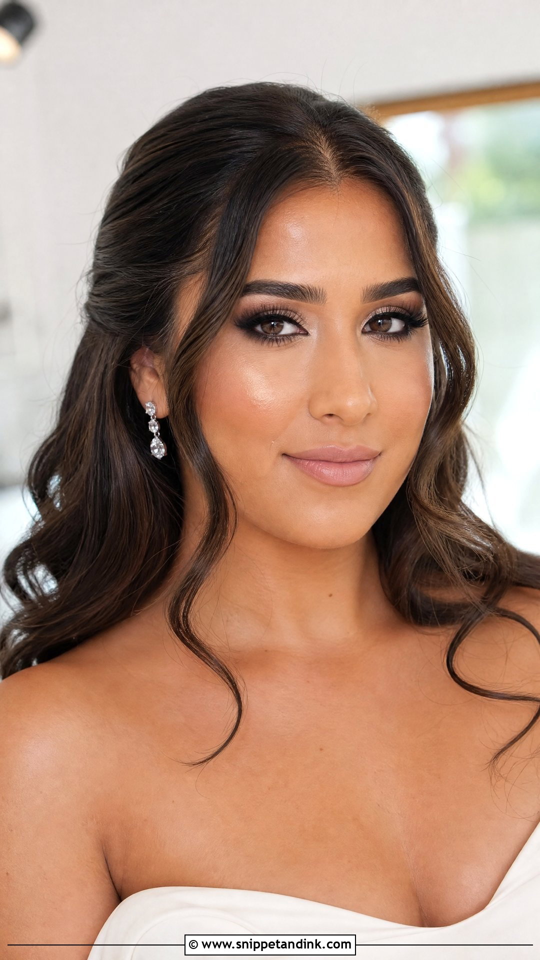 Smokey Bridal Makeup For Hooded Eyes - Snippet and Ink - 25 Bridal Makeup for Hooded Eyes
