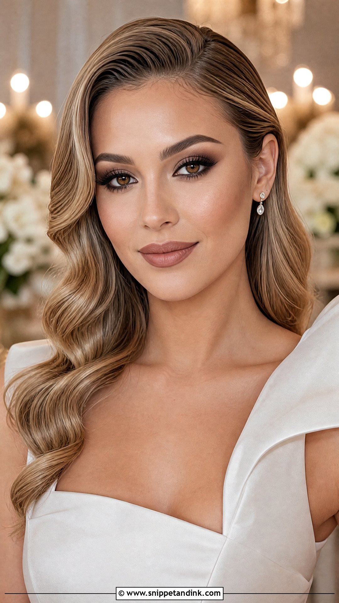 Smokey Bridal Makeup for Brown Eyes - Snippet and Ink - 20 Bridal Wedding Make Up for Brown Eyes