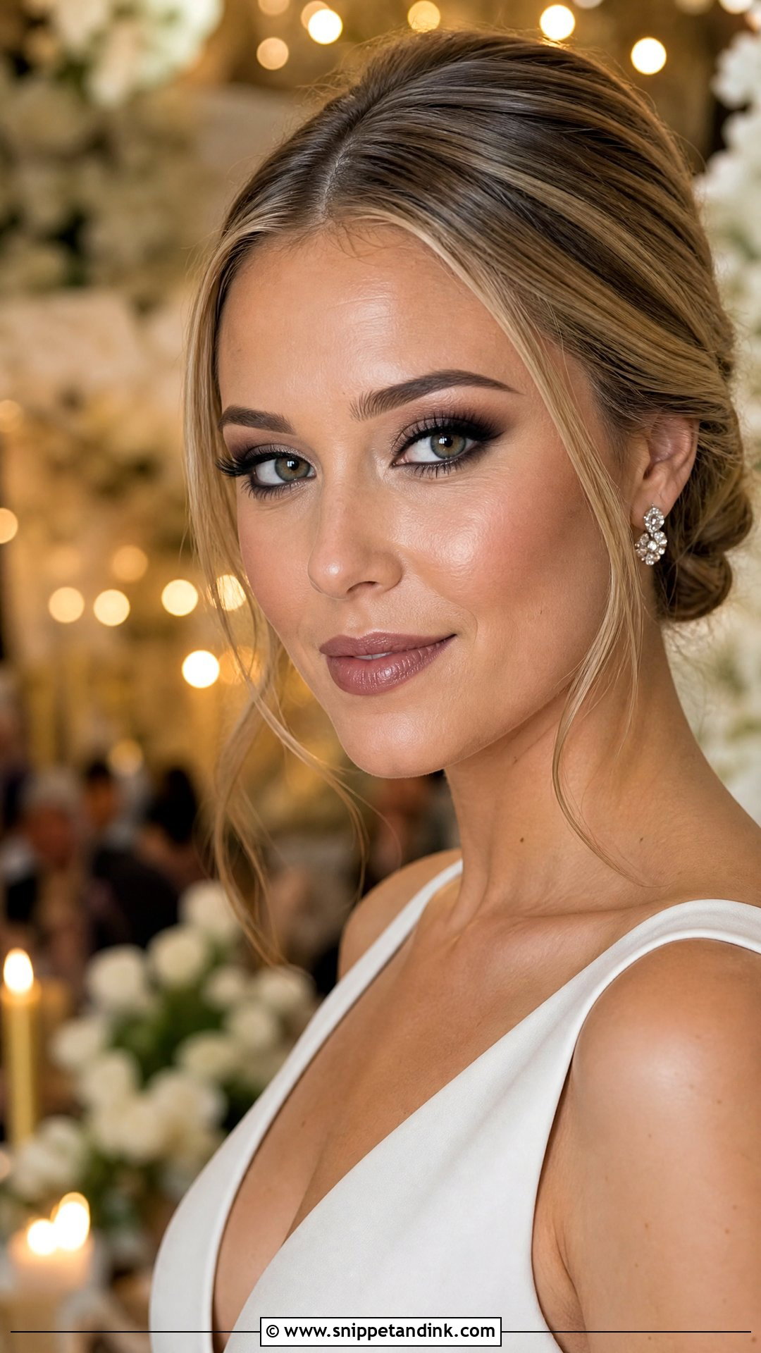Smokey Cat Eye Bridal Makeup - Snippet and Ink - 20 Cat Eye Bridal Makeup Ideas