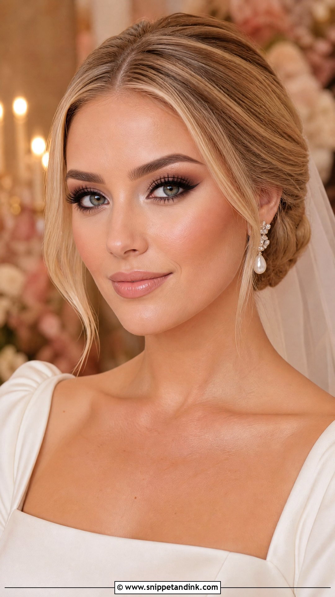 Smokey Cat Eye Wedding Makeup - Snippet and Ink - 20 Edgy Wedding Makeup Ideas