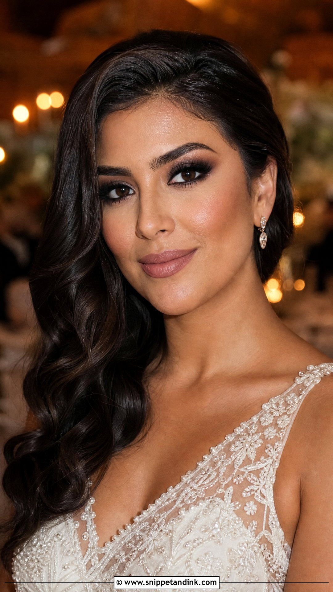 Smokey Cat Eye Wedding Makeup - Snippet and Ink - 20 Cat Eye Wedding Makeup Ideas