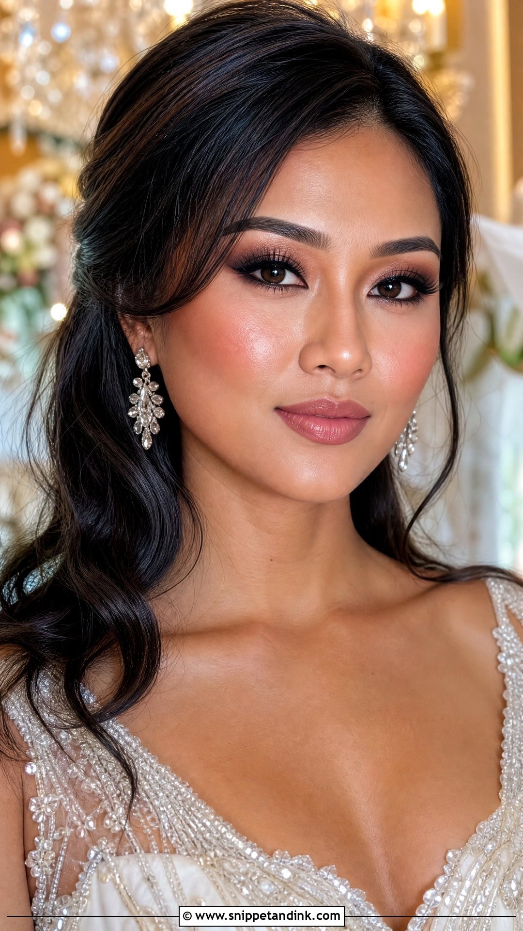 Smokey Eye Asian Bridal Makeup - Snippet and Ink - 20 Wedding Makeup Asian Brides