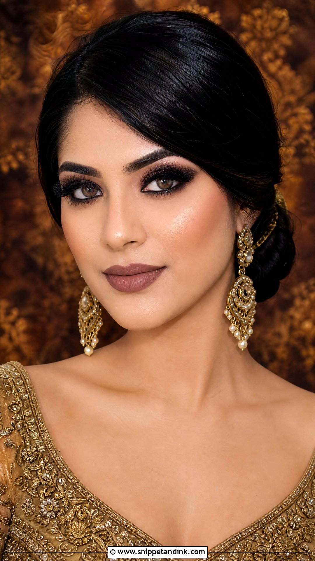 Smokey Eye Barat Bridal Makeup - Snippet and Ink - 25 Barat Bridal Makeup Ideas