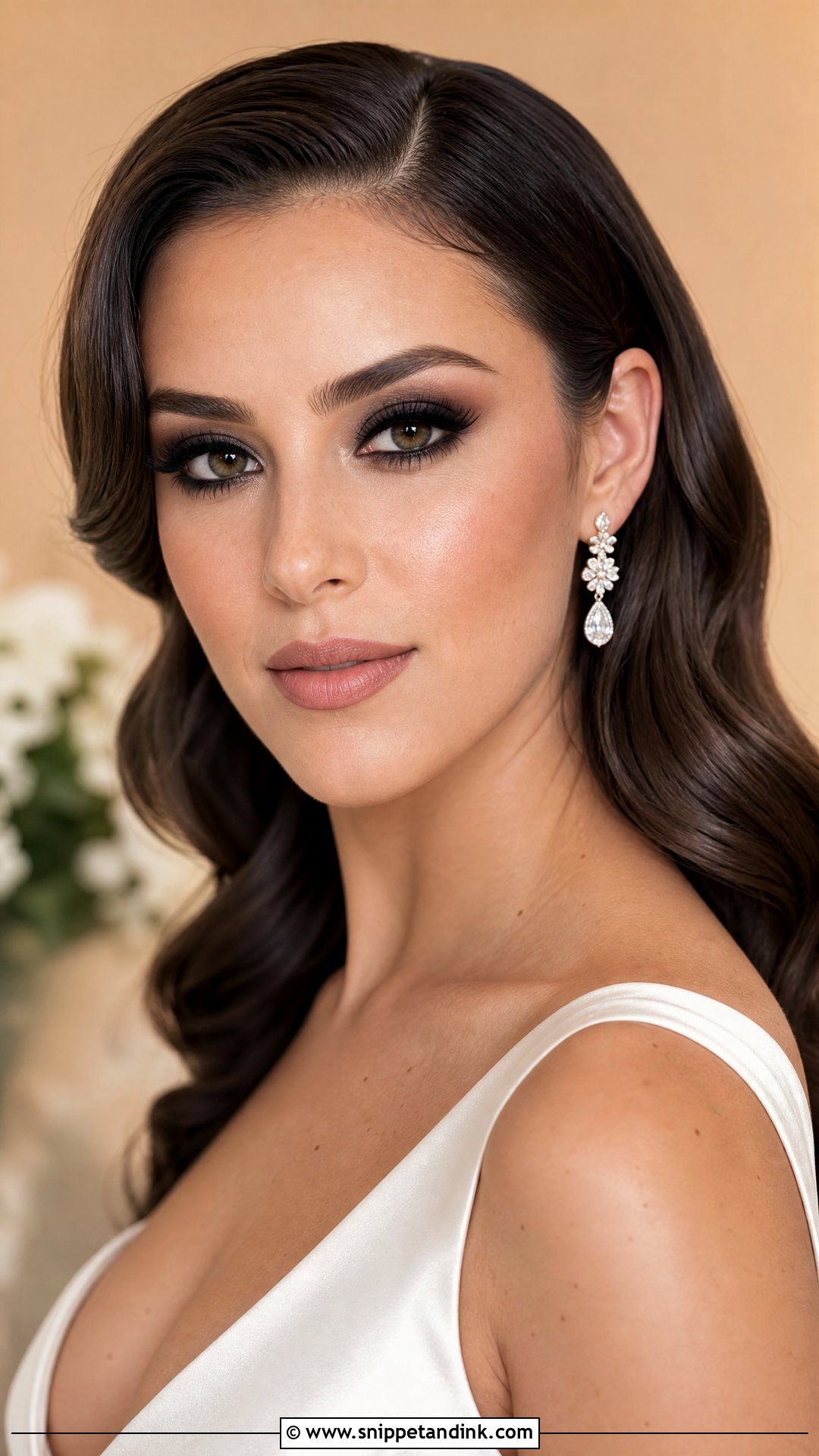Smokey Eye Bridal Makeup - Snippet and Ink - 20 Bold Bridal Makeup Ideas