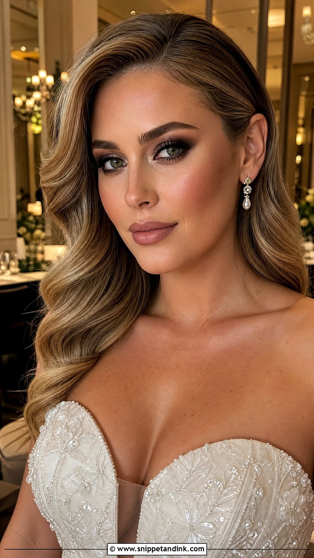 Smokey Eye Bridal Makeup - Snippet and Ink - 20 Makeup Looks for Brides