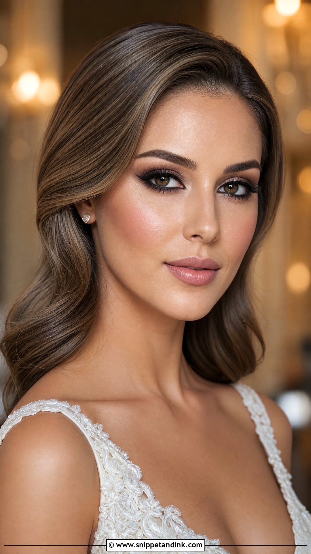 Smokey Eye Bridal Makeup - Snippet and Ink - 20 Wedding Makeup Inspo Brides