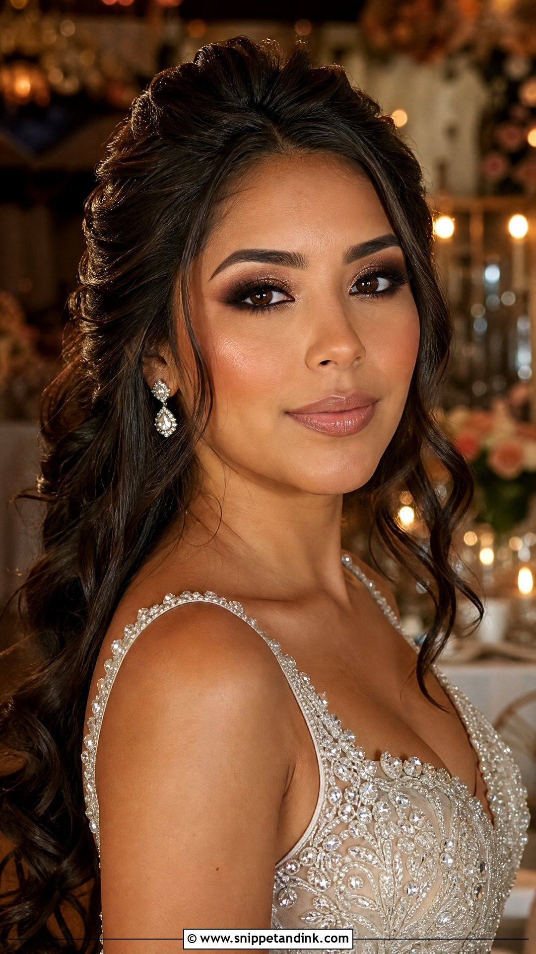 Smokey Eye Bridal Makeup - Snippet and Ink - 25 Makeup for Wedding for Bride Ideas