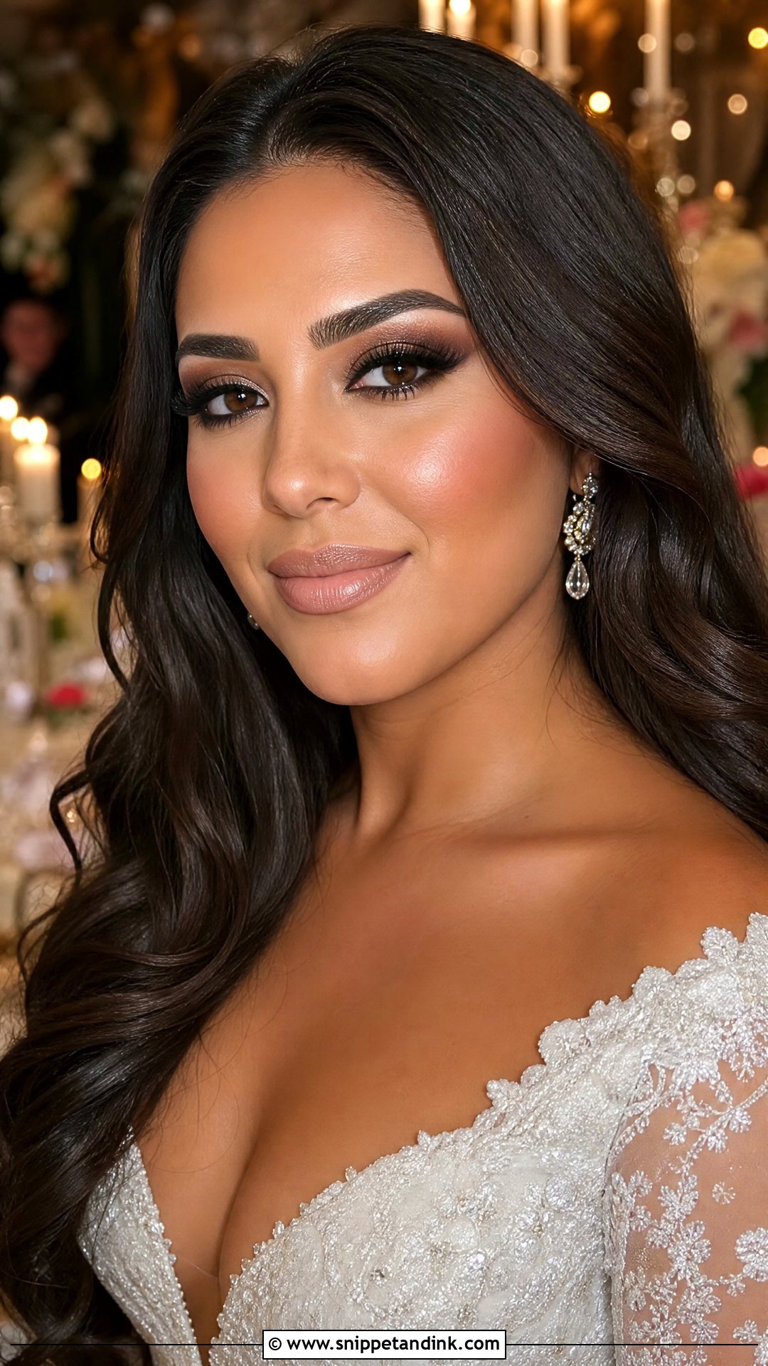 Smokey Eye Bridal Makeup - Snippet and Ink - 25 Romantic Bridal Makeup Ideas