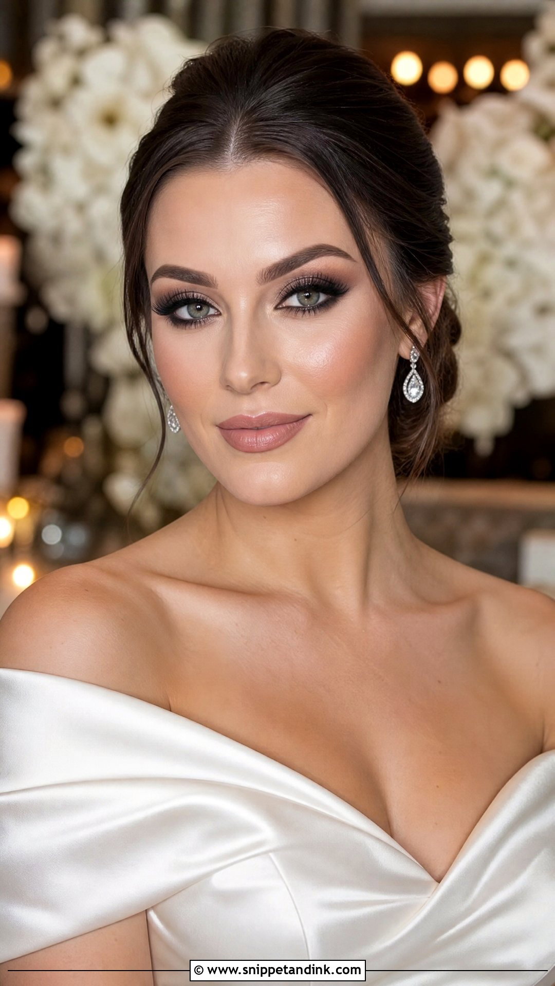Smokey Eye Bridal Makeup - Snippet and Ink - 25 Wedding Brides Makeup Ideas