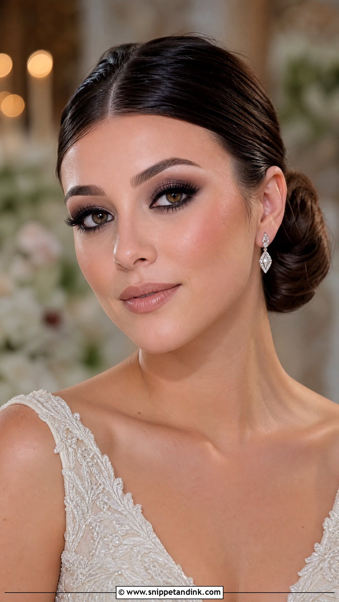 Smokey Eye Bridal Makeup - Snippet and Ink - 20 Bridal Makeup Ideas Wedding Day