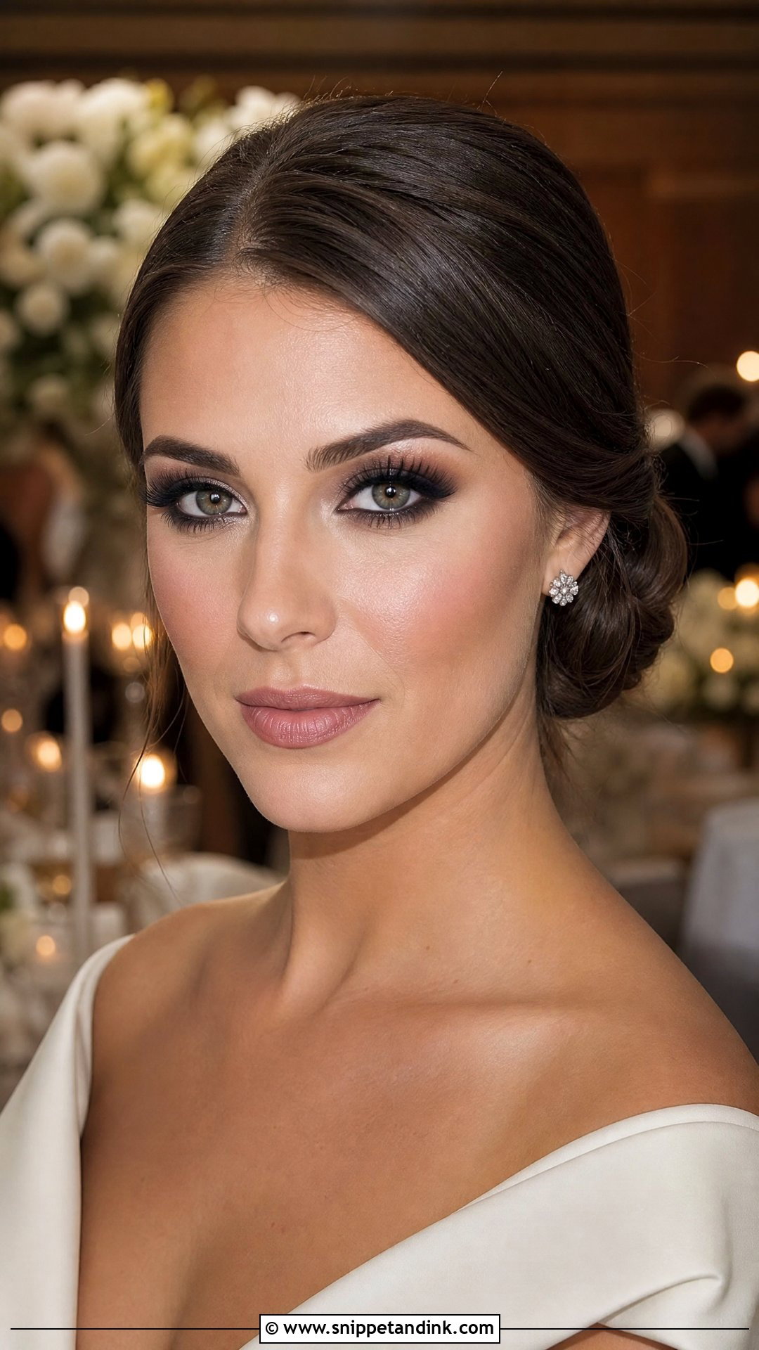 Smokey Eye Bridal Makeup - Snippet and Ink - 20 Bridal Makeup Styles