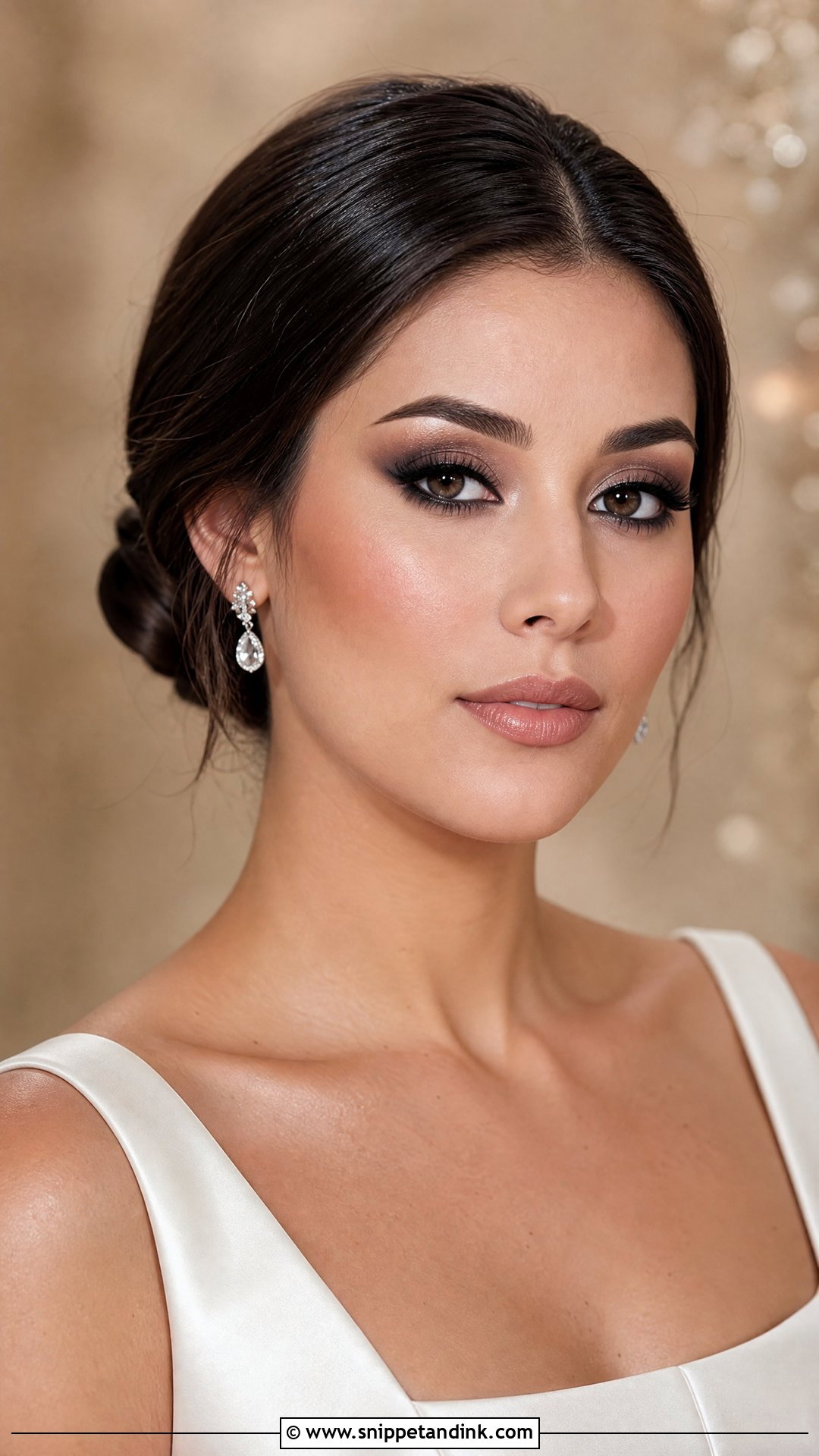 Smokey Eye Bridal Makeup - Snippet and Ink - 20 Bride Makeup Looks Wedding Day