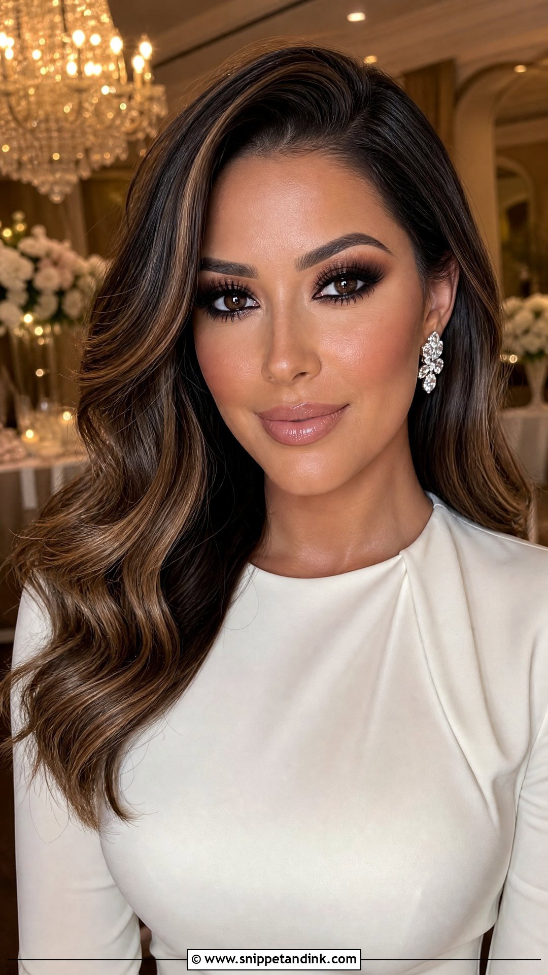 Smokey Eye Bridal Makeup For Brunettes - Snippet and Ink - 25 Bridal Makeup for Brunettes