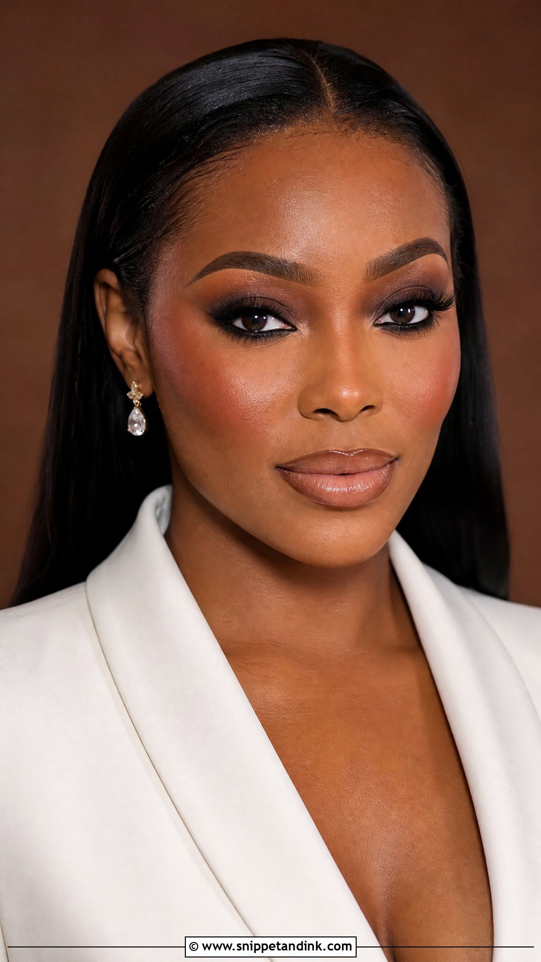 Smokey Eye Bridal Makeup For Dark Skin - Snippet and Ink - 20 Dark Skin Bridal Makeup Ideas