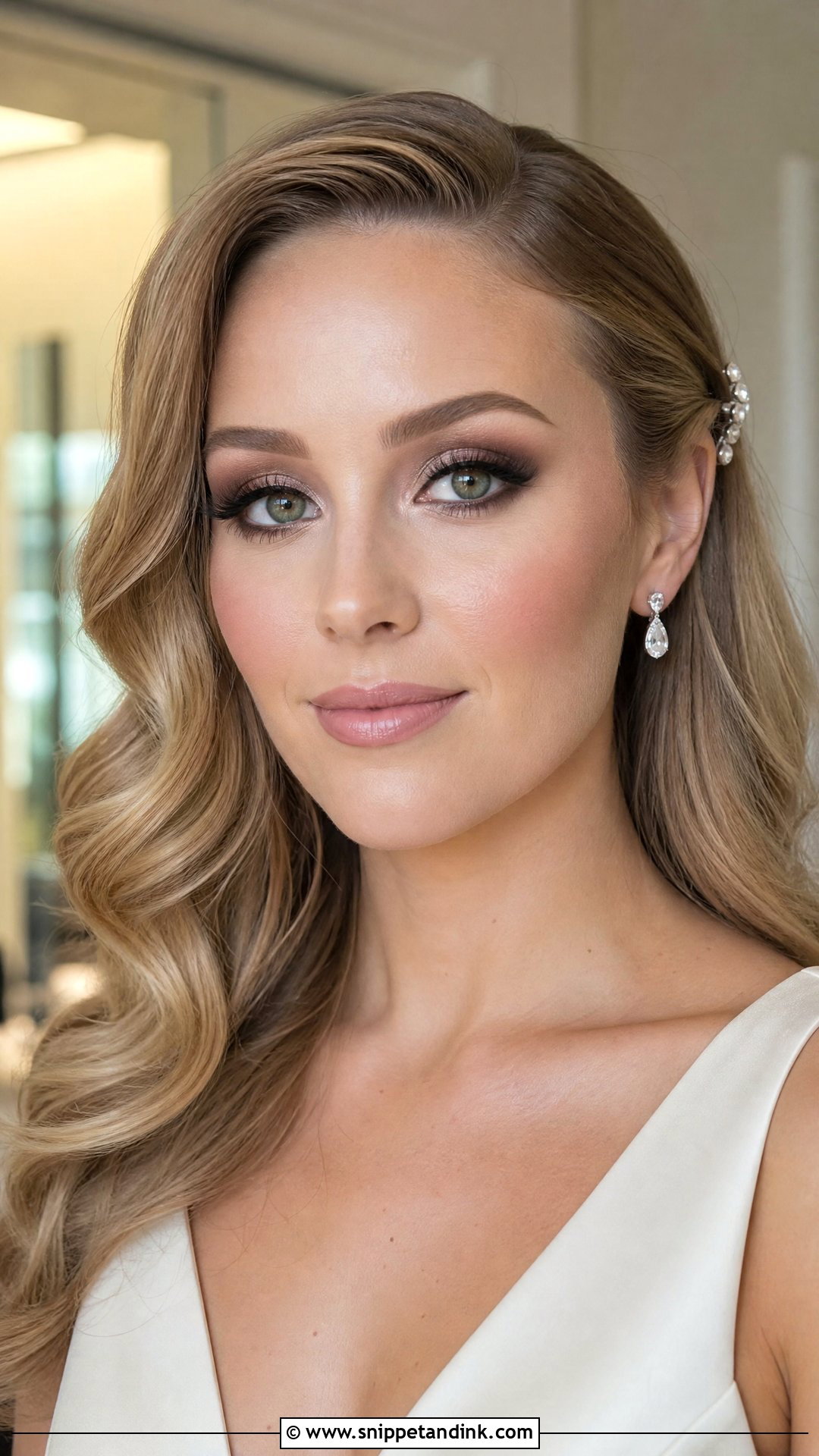 Smokey Eye Bridal Makeup For Fair Skin - Snippet and Ink - 20 Bridal Makeup Fair Skin Ideas