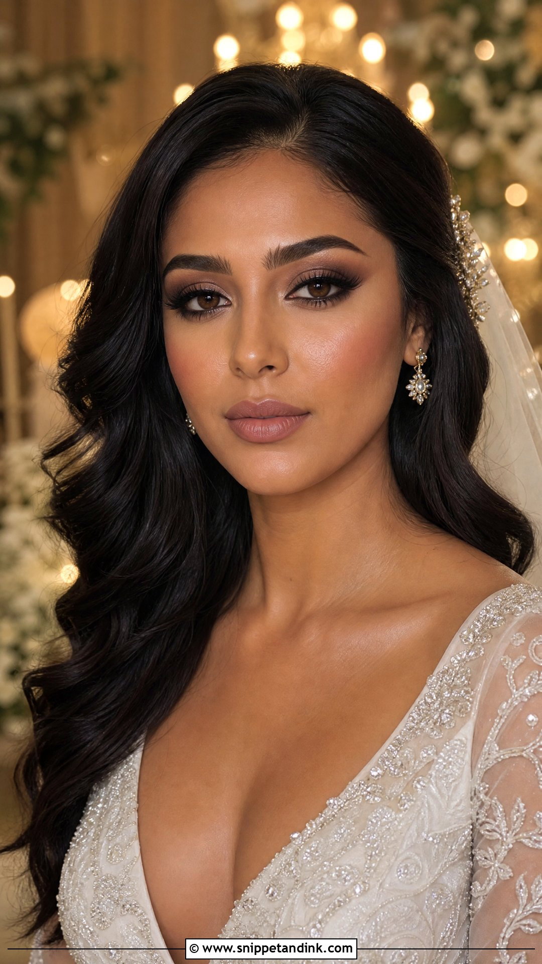 Smokey Eye Bridal Makeup For Olive Skin - Snippet and Ink - 20 Bridal Makeup Olive Skin Ideas